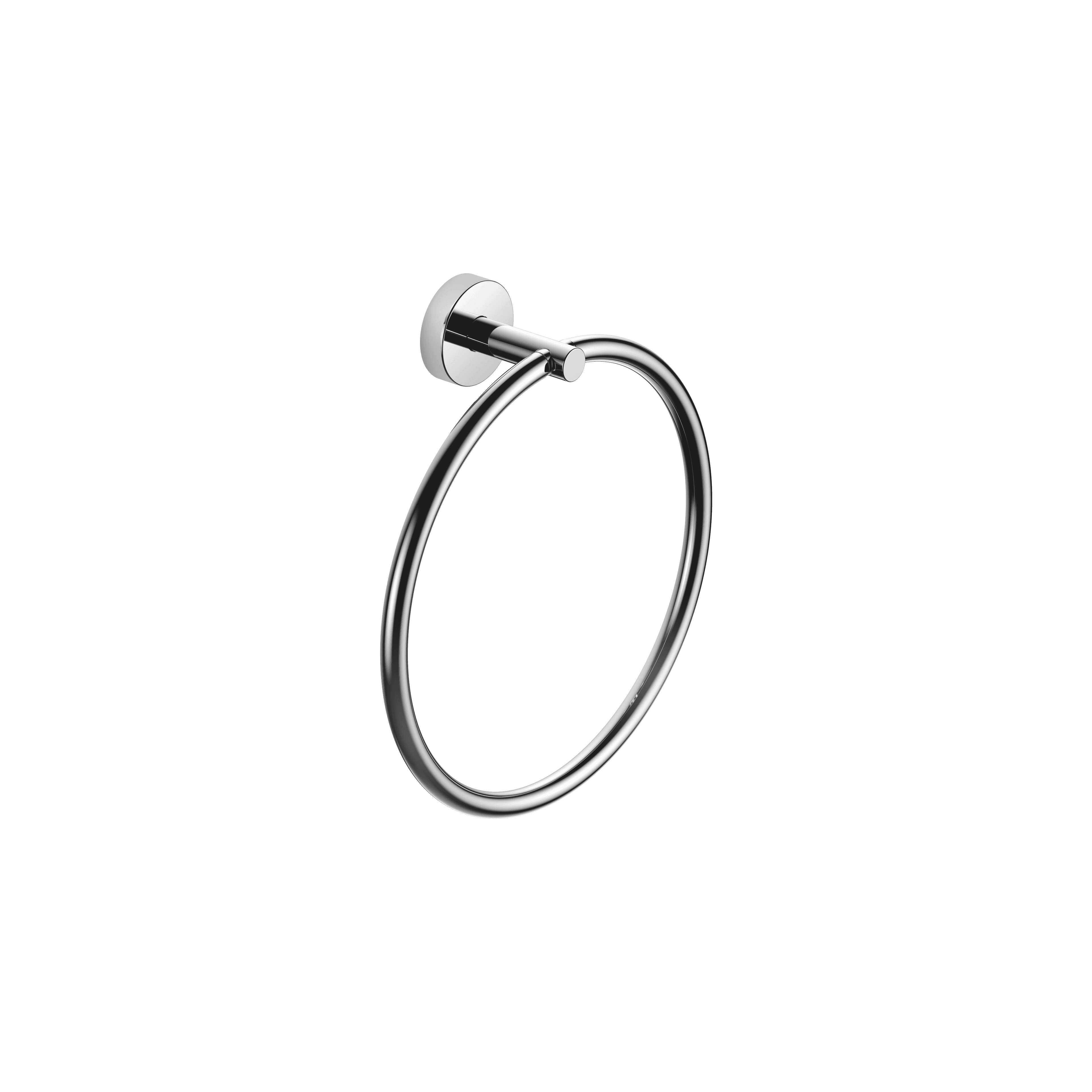 Towel ring round in Chrome