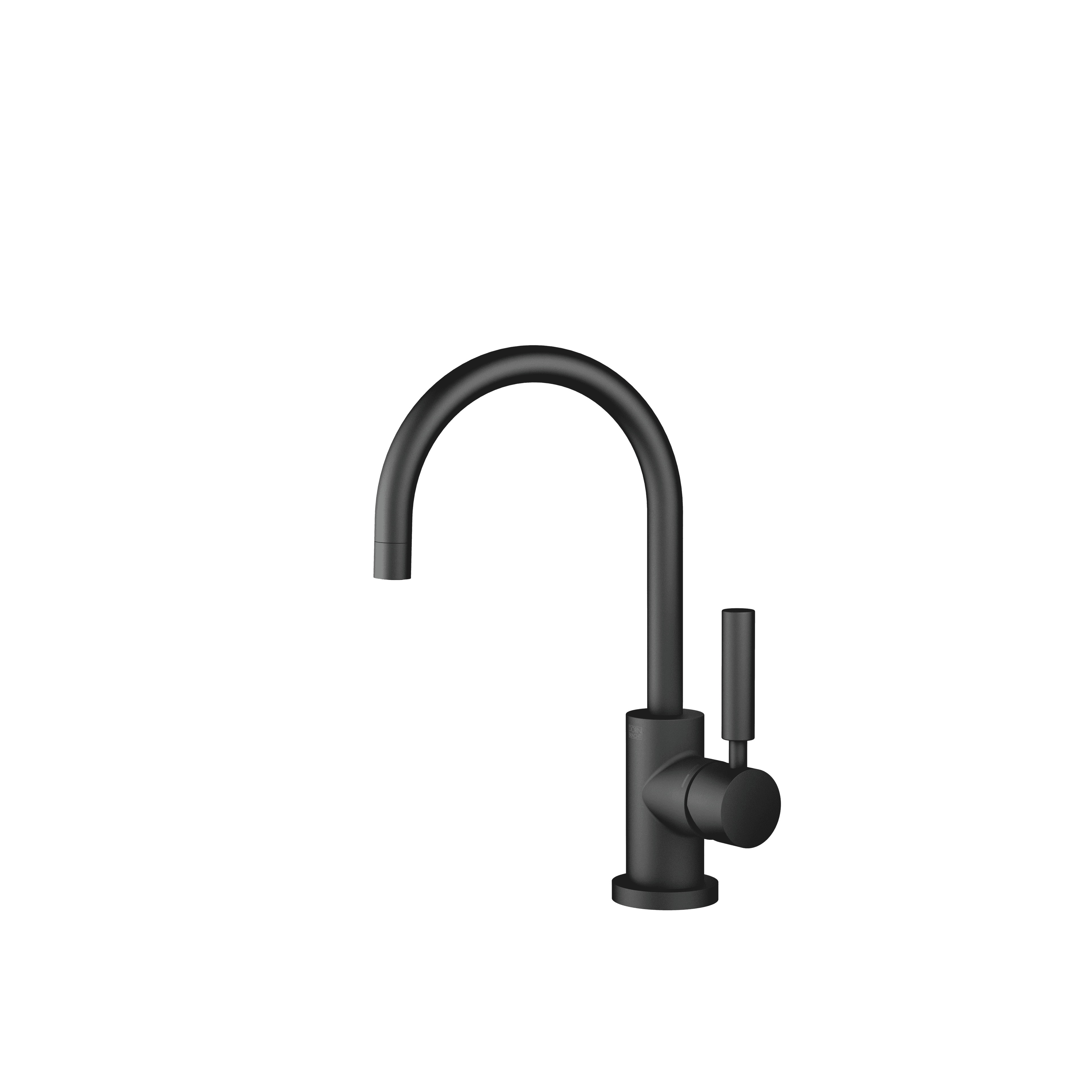 TARA Single-lever basin mixer with pop-up waste in Matte Black