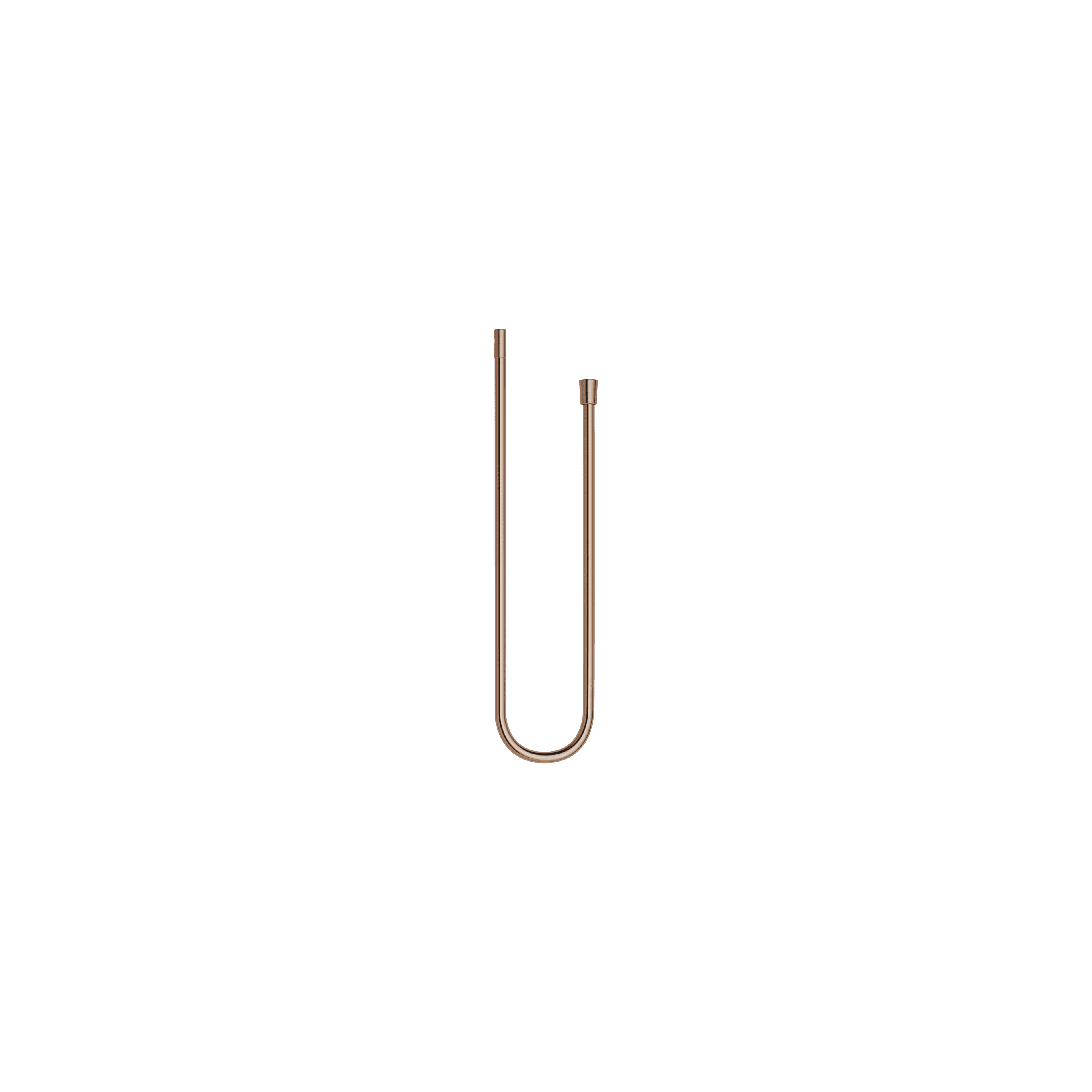 Plastic shower hose 1/2" x 3/8" x 1250 mm in Brushed Bronze (PVD)