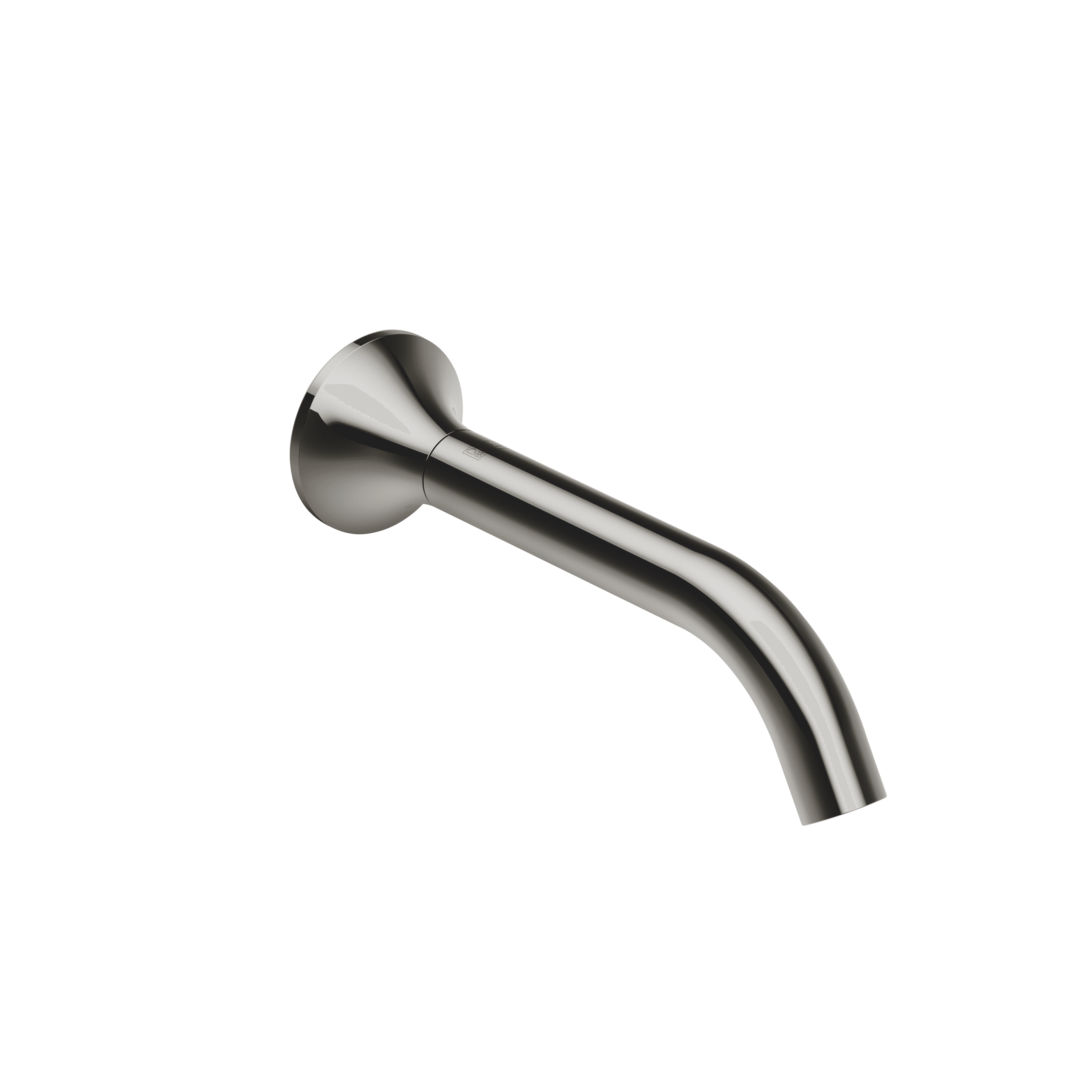 VAIA Bath spout for wall mounting in Dark Chrome