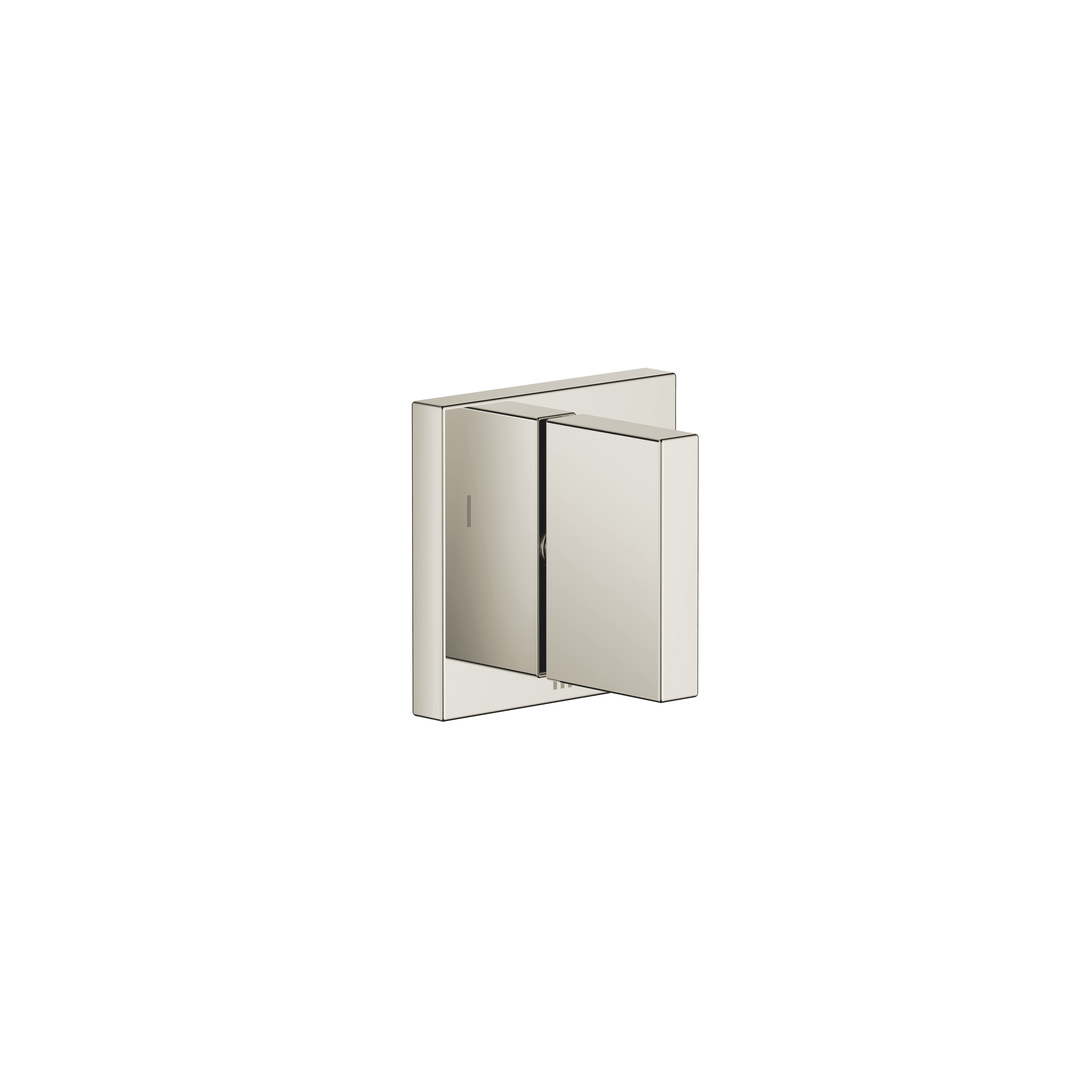 MEM Concealed three-way diverter in Platinum