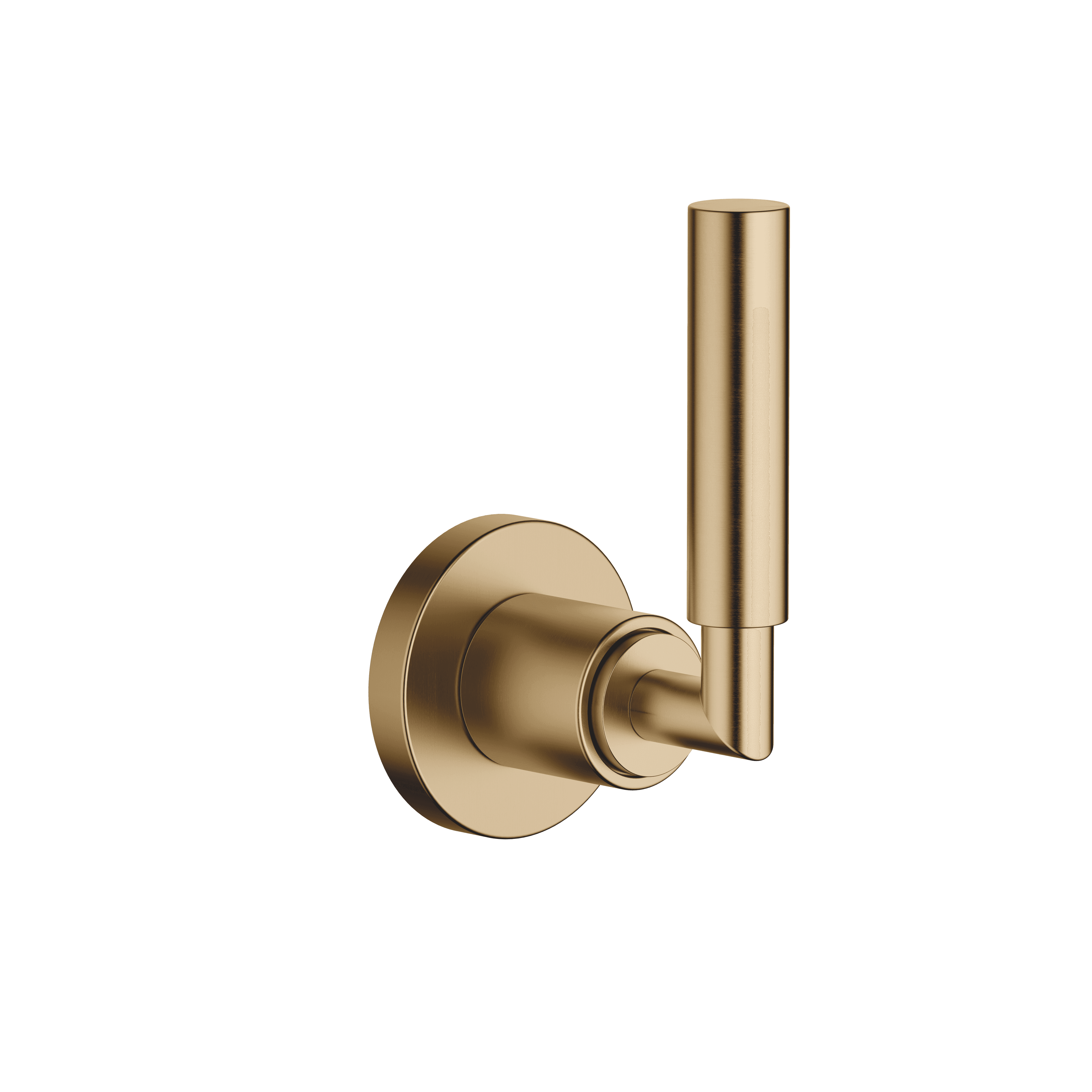 TARA Wall valve clockwise closing 1/2" in Brushed Dark Brass (PVD)