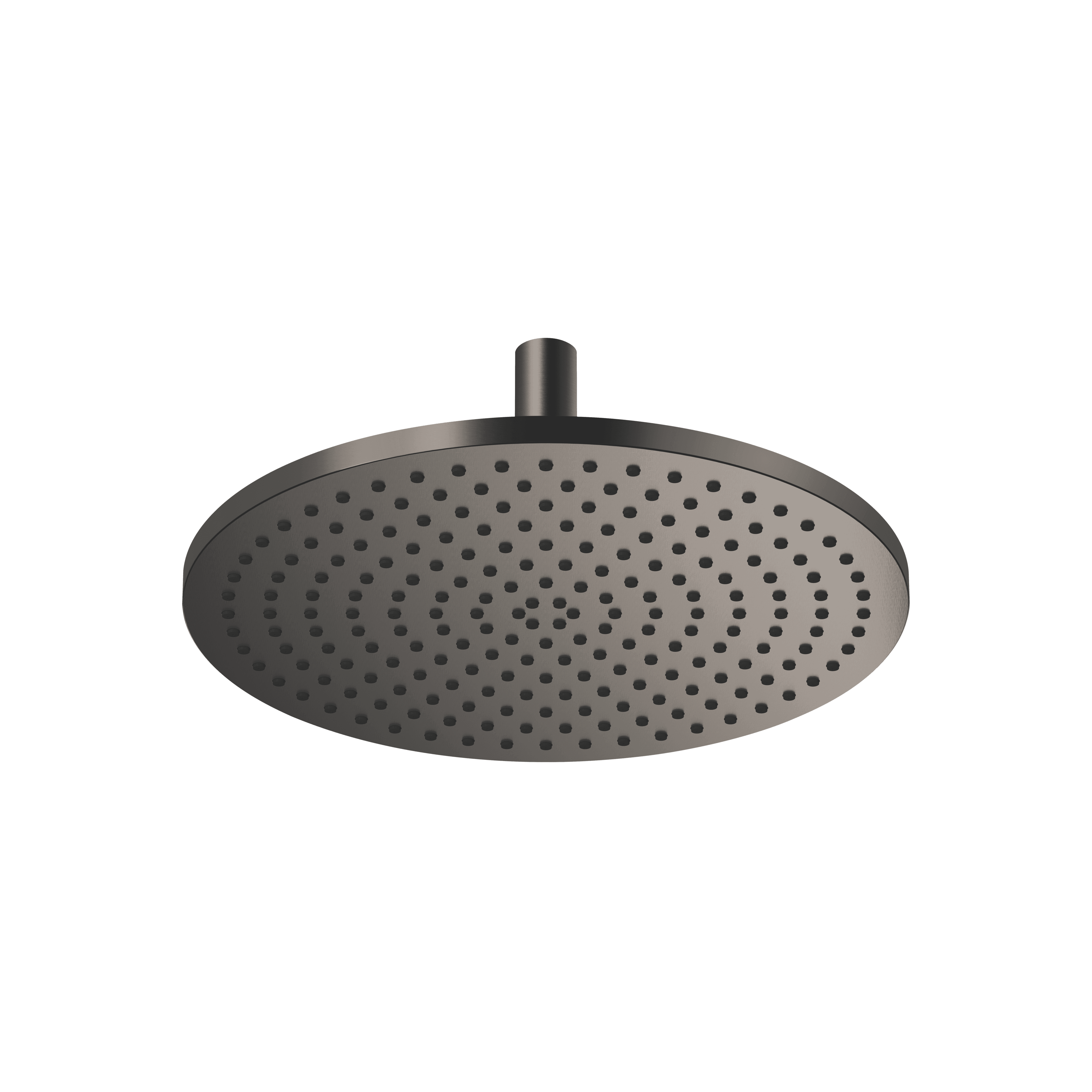 Rain shower with ceiling fixing 400 mm in Brushed Dark Platinum
