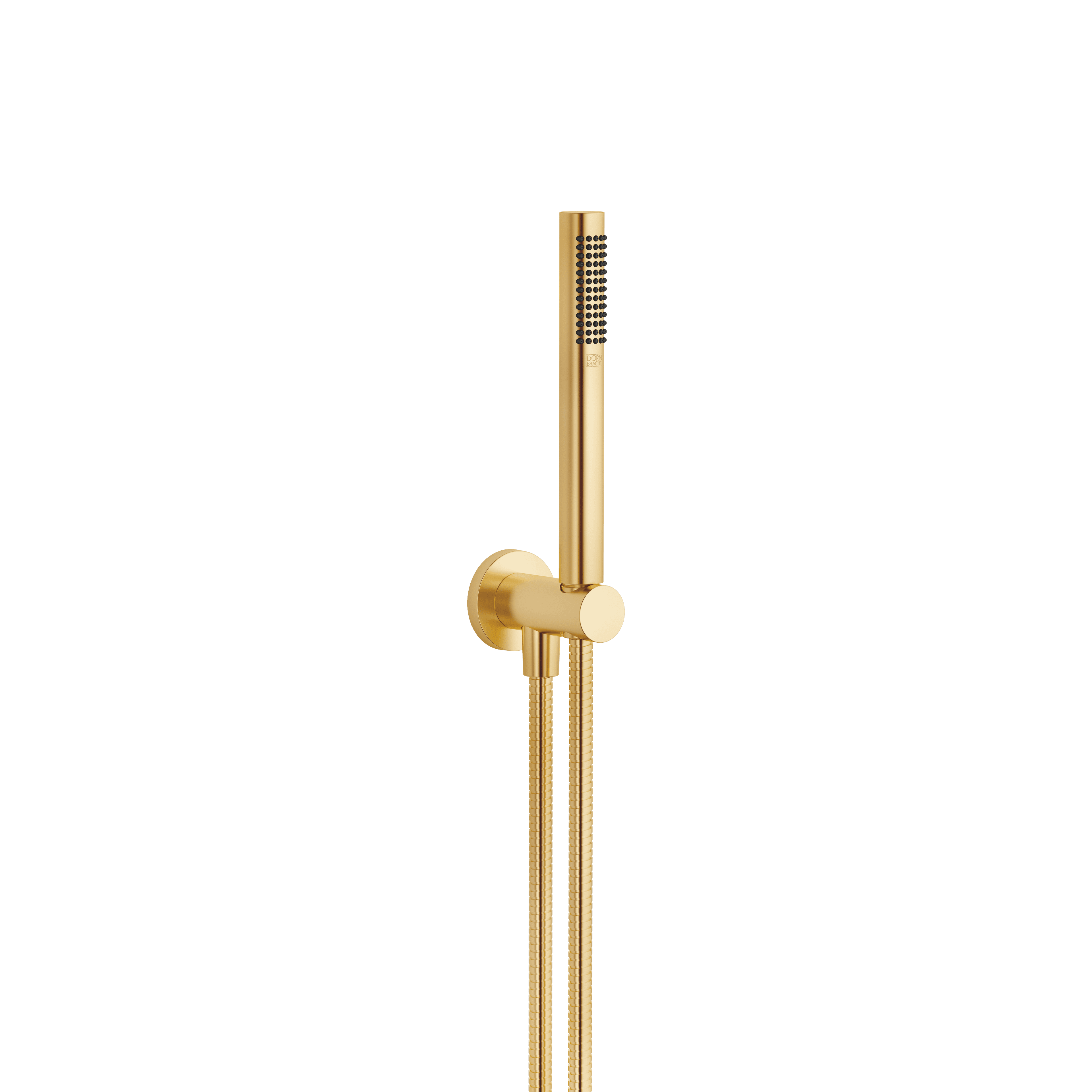 Hand shower set with integrated shower holder in Brushed Gold (PVD)