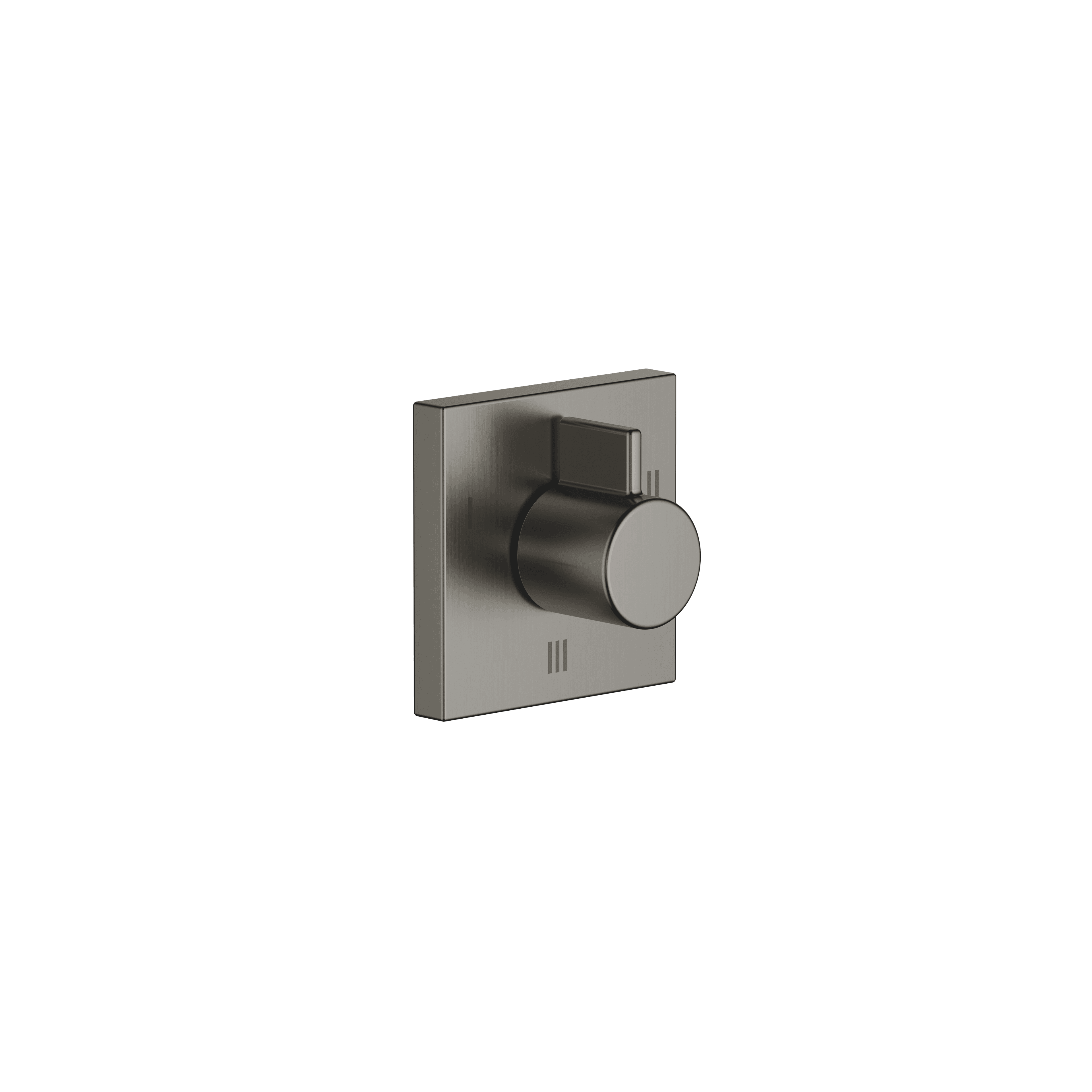 SYMETRICS Concealed three-way diverter in Brushed Dark Platinum