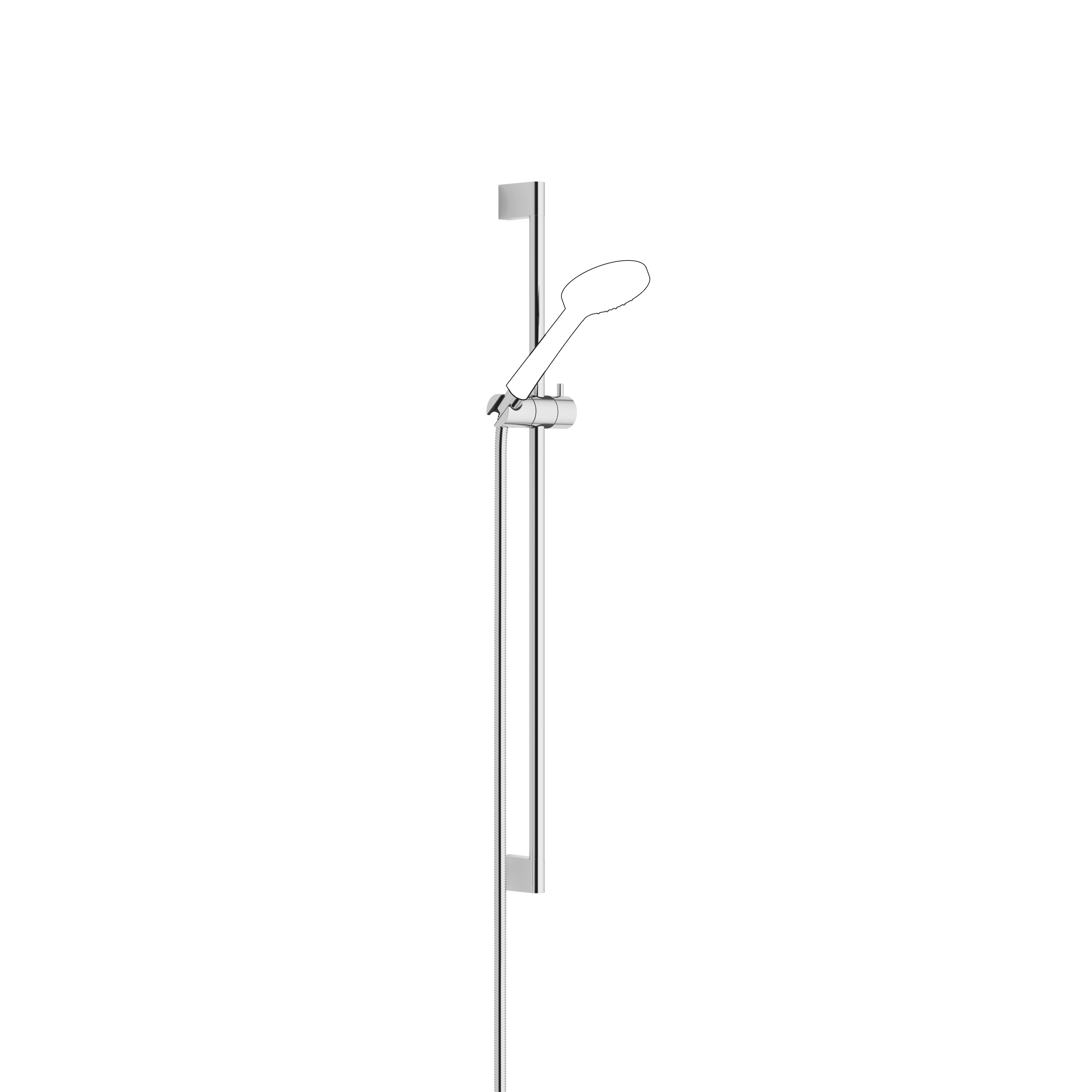 Shower set in Chrome