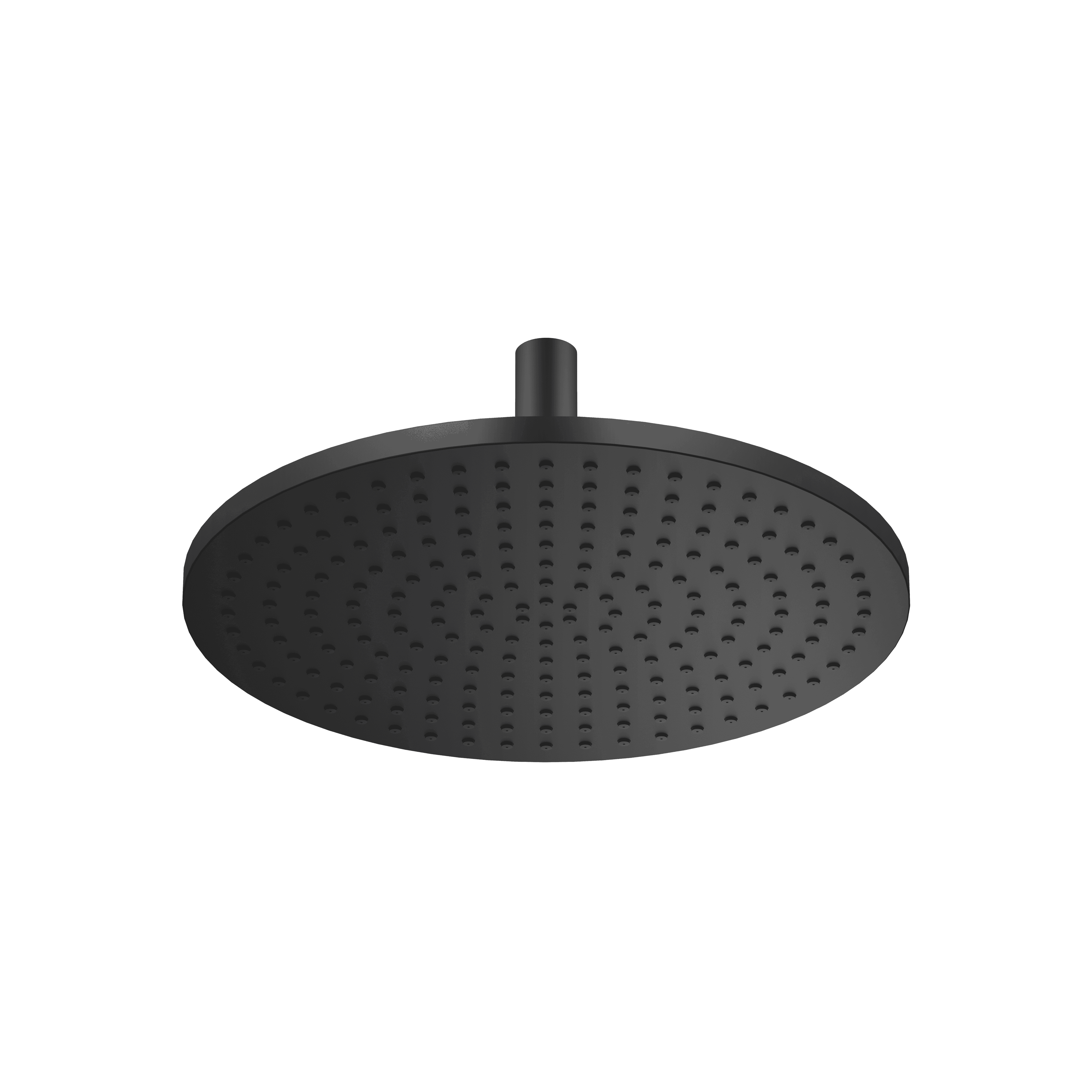 Rain shower with ceiling fixing 400 mm in Matte Black