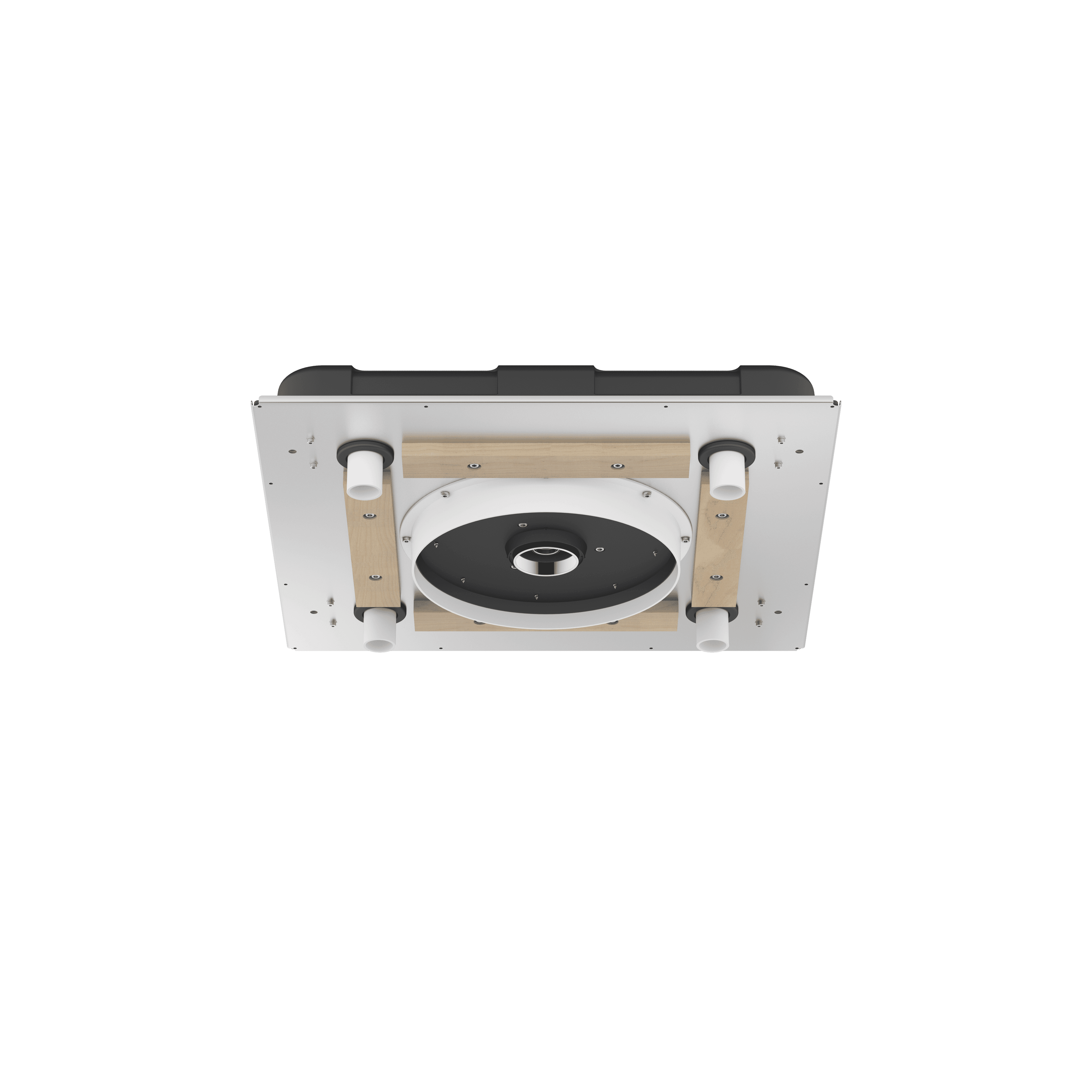SERIES-VARIOUS AQUAHALO Concealed ceiling installation box in Chrome