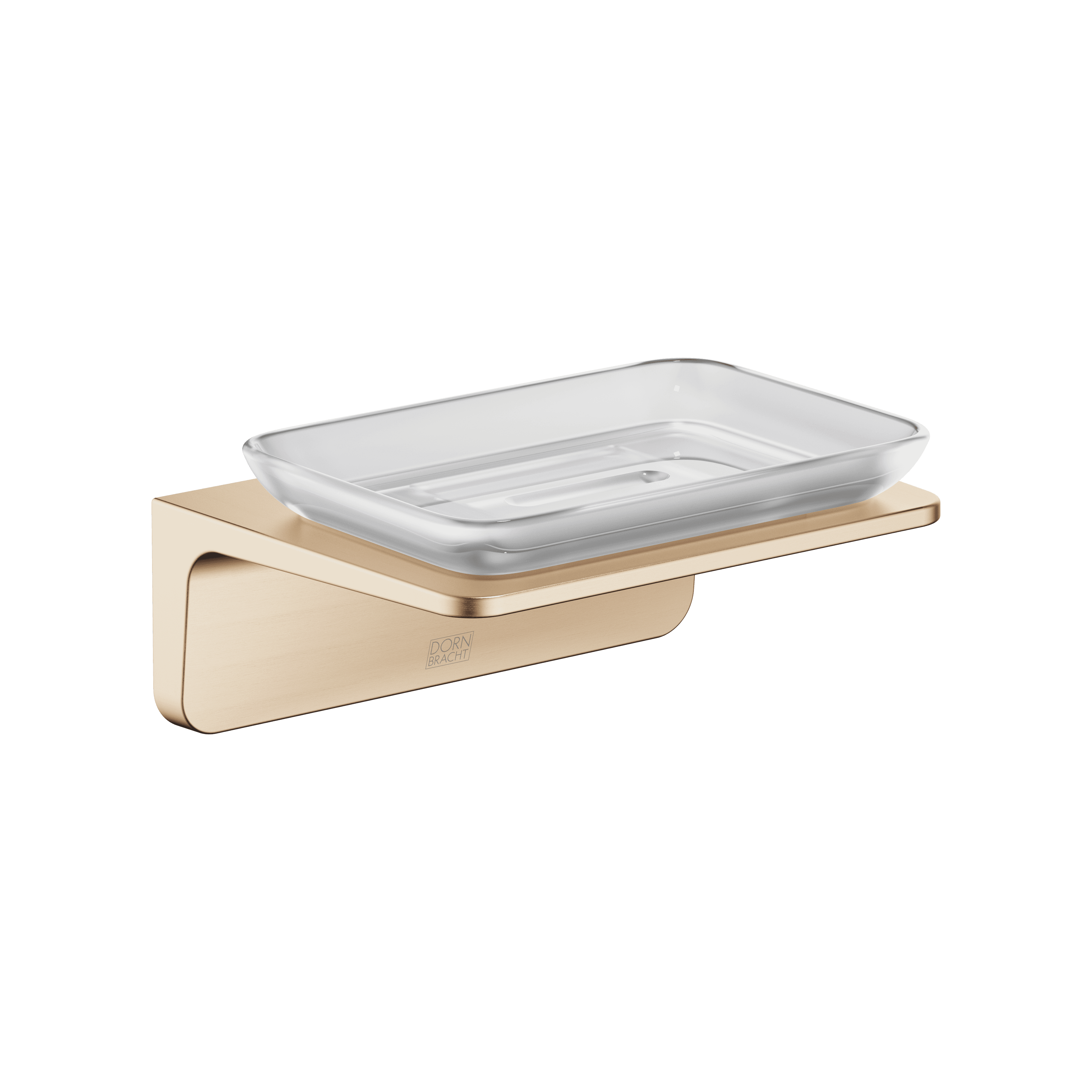 Soap dish in Brushed Light Gold (PVD)