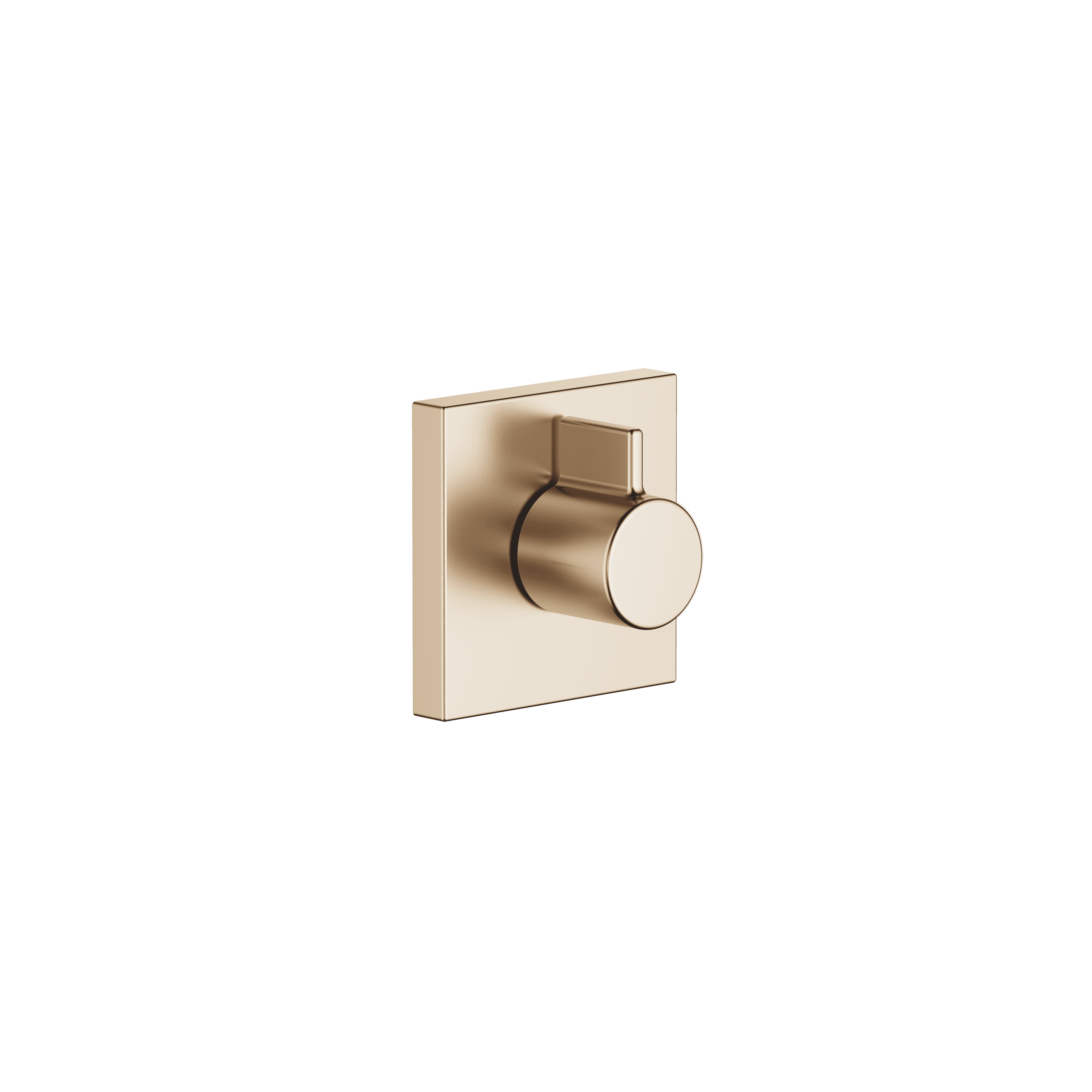 SYMETRICS Wall valve anti-clockwise closing 1/2" in Brushed Light Gold (PVD)