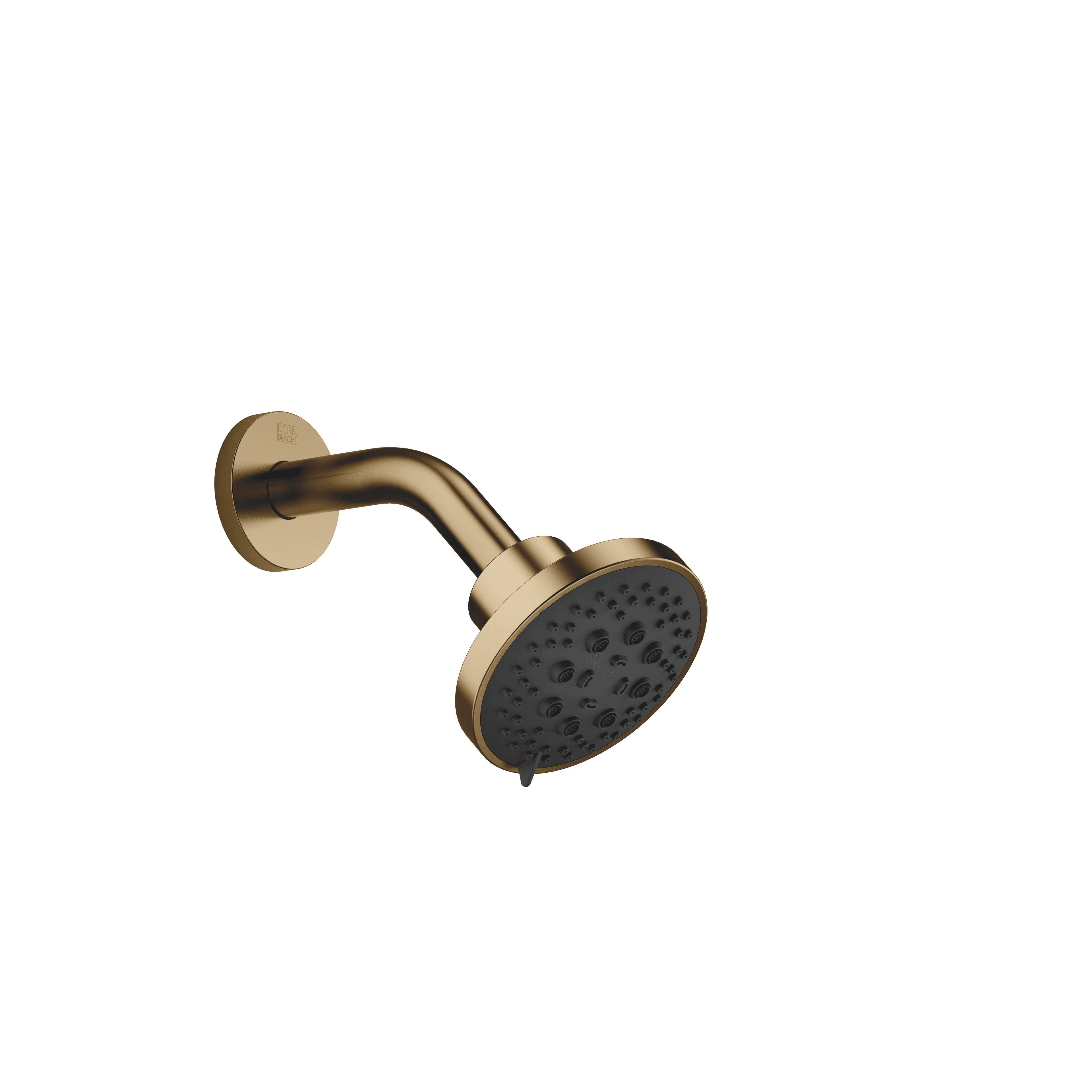 Shower head in Brushed Dark Brass (PVD)