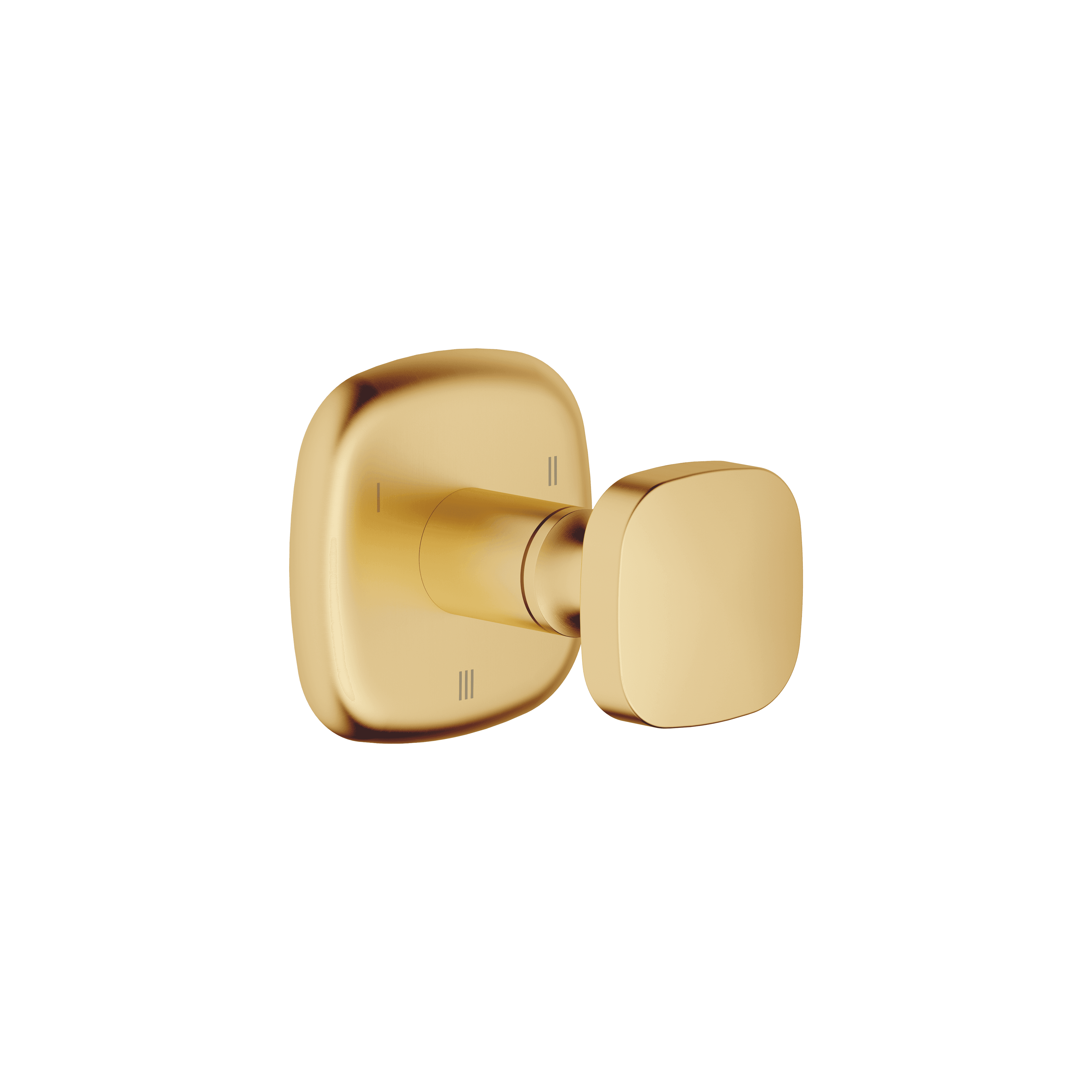 COYA Concealed three-way diverter in Brushed Durabrass (23kt Gold)
