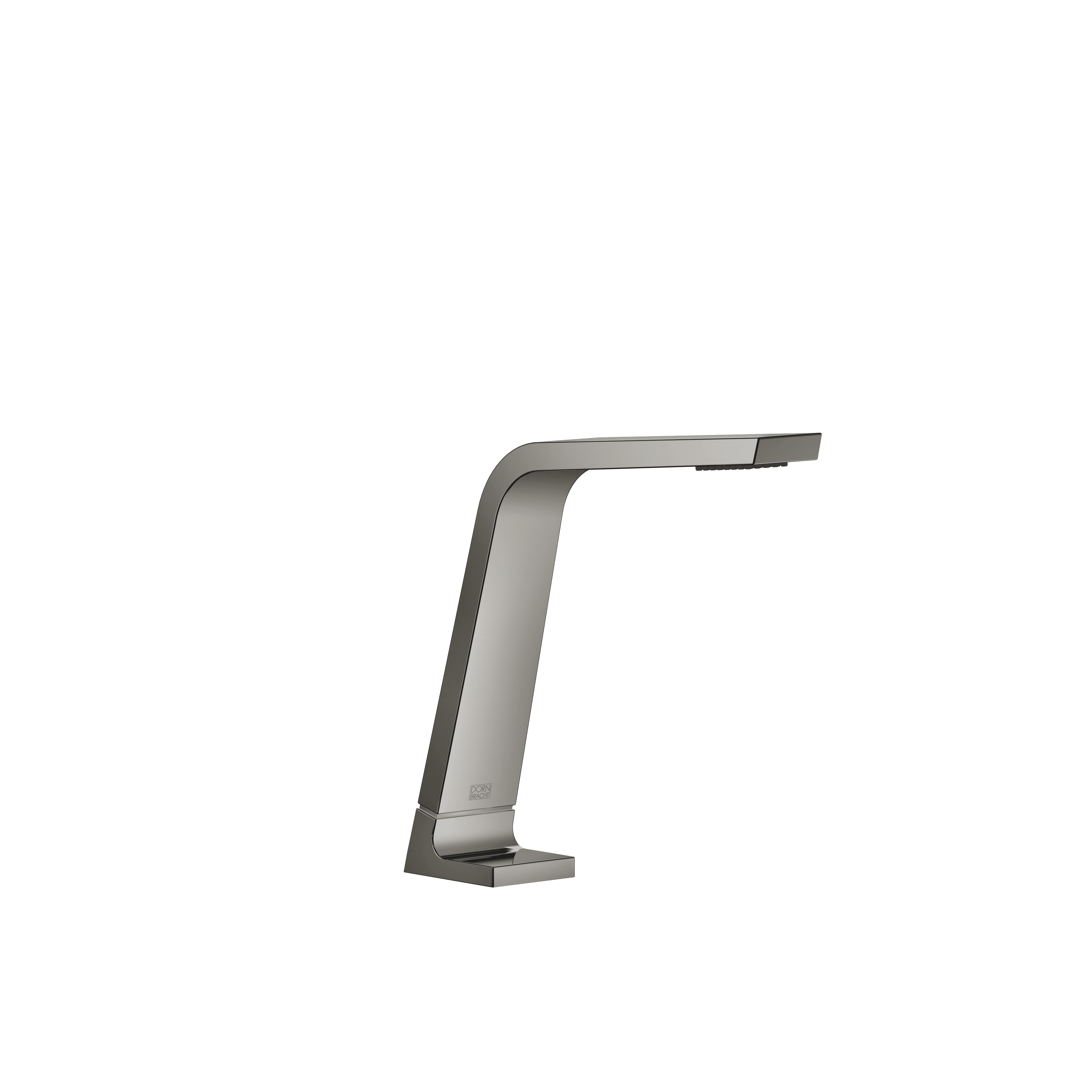 CL.1 Deck-mounted basin spout without pop-up waste in Dark Chrome