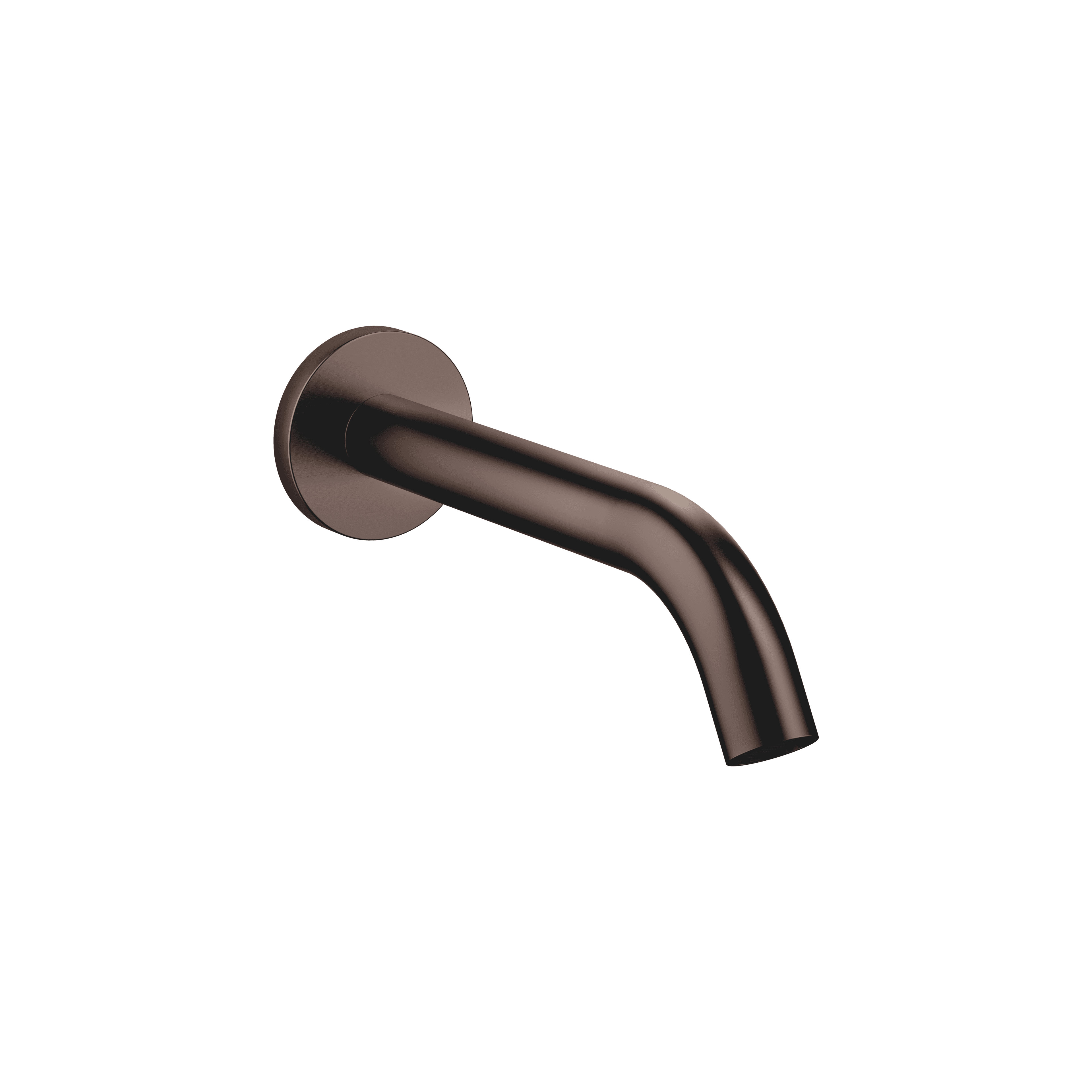 META Bath spout for wall mounting in Brushed Dark Bronze (PVD)