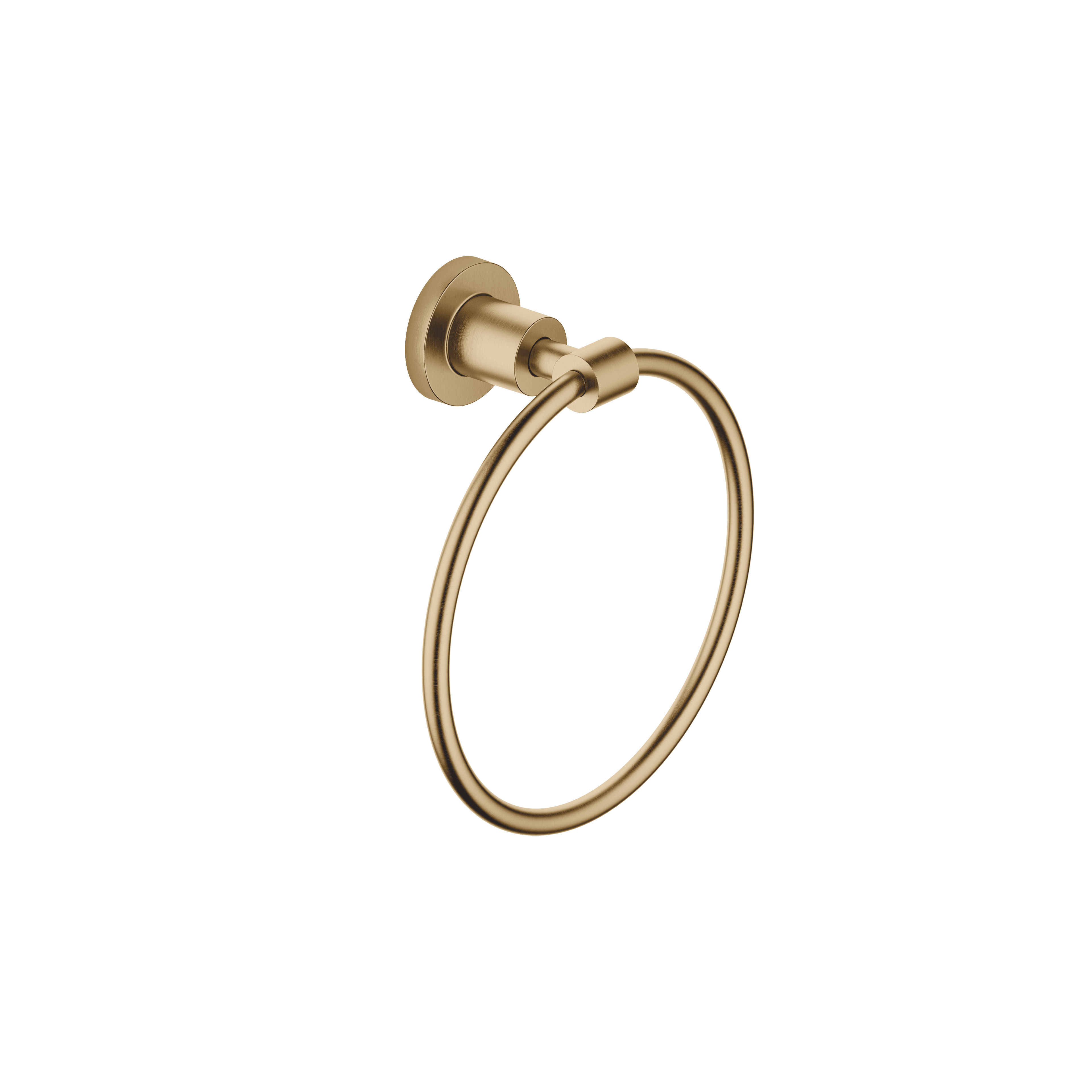 TARA Towel ring round in Brushed Dark Brass (PVD)