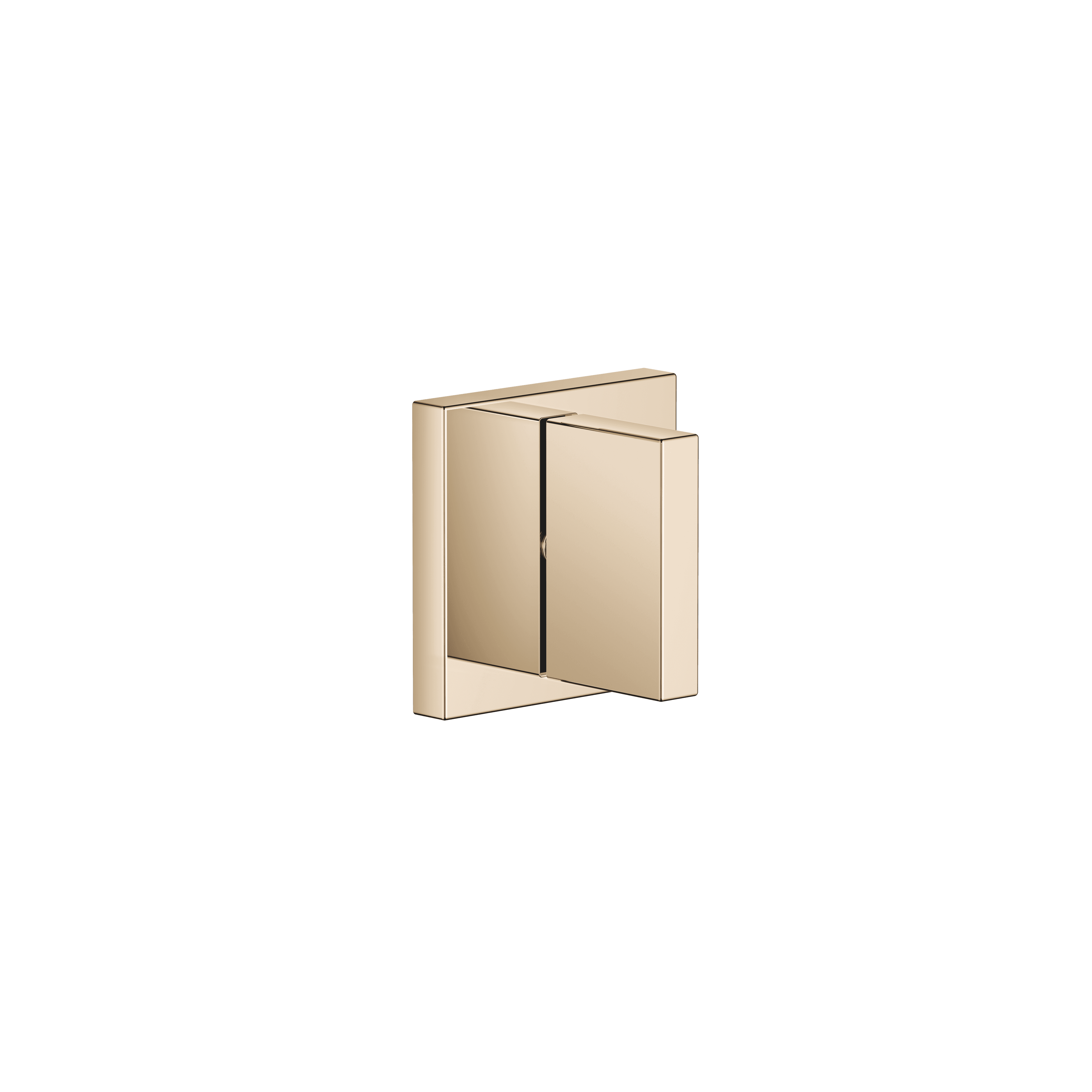 MEM Wall valve clockwise closing 3/4" in Champagne (22kt Gold)