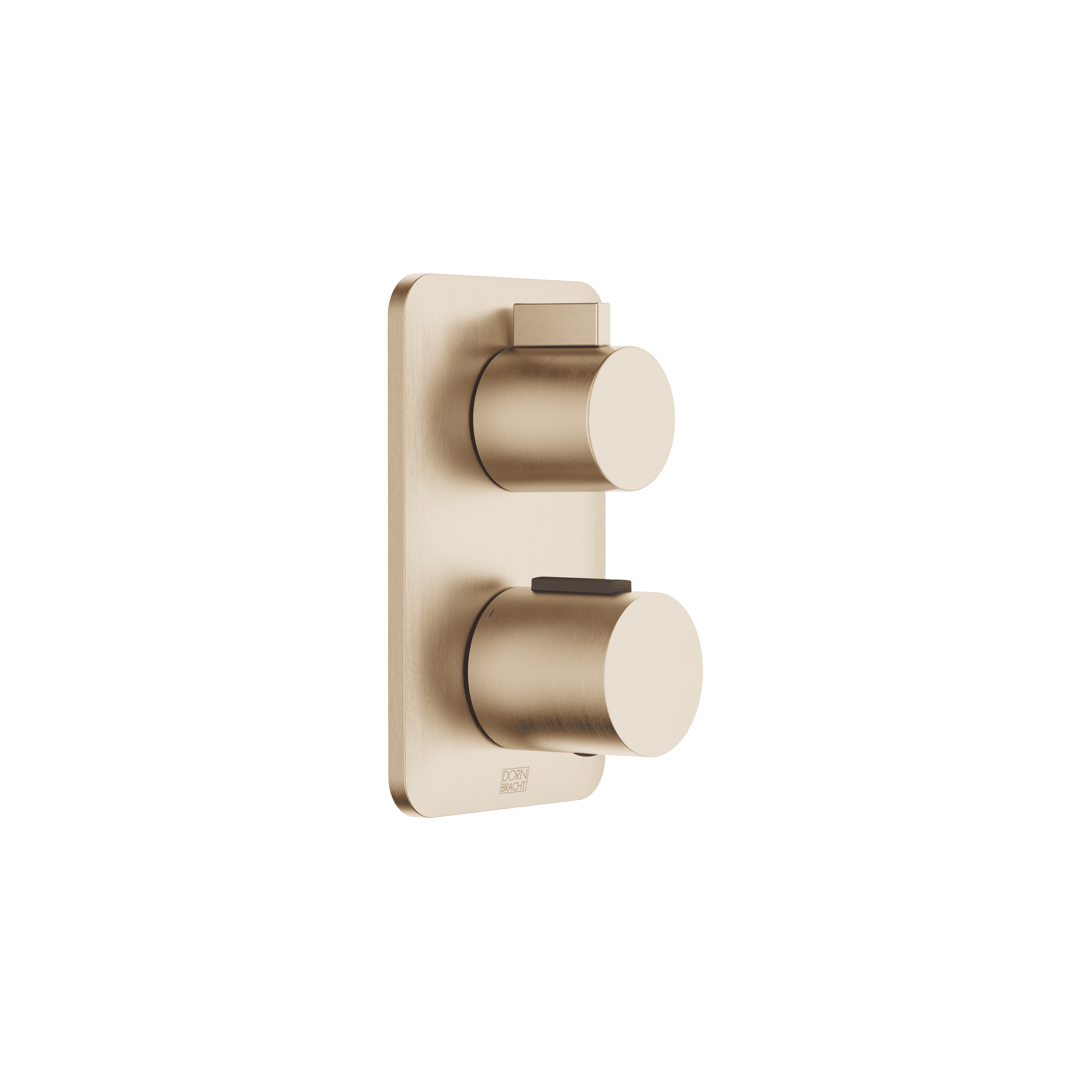 LISSÉ Concealed thermostat with one function volume control in Brushed Light Gold (PVD)