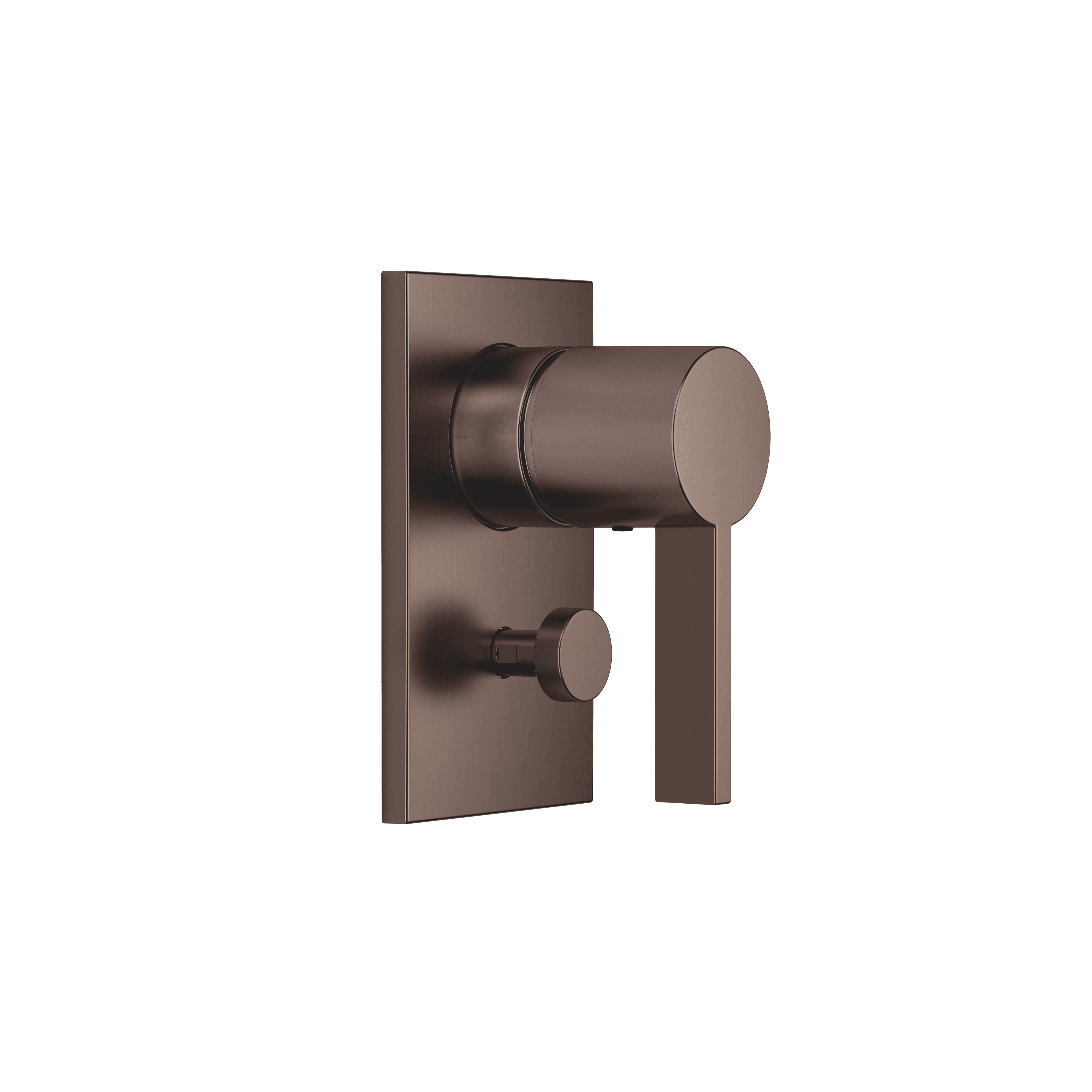 Concealed single-lever mixer with diverter in Brushed Dark Bronze (PVD)