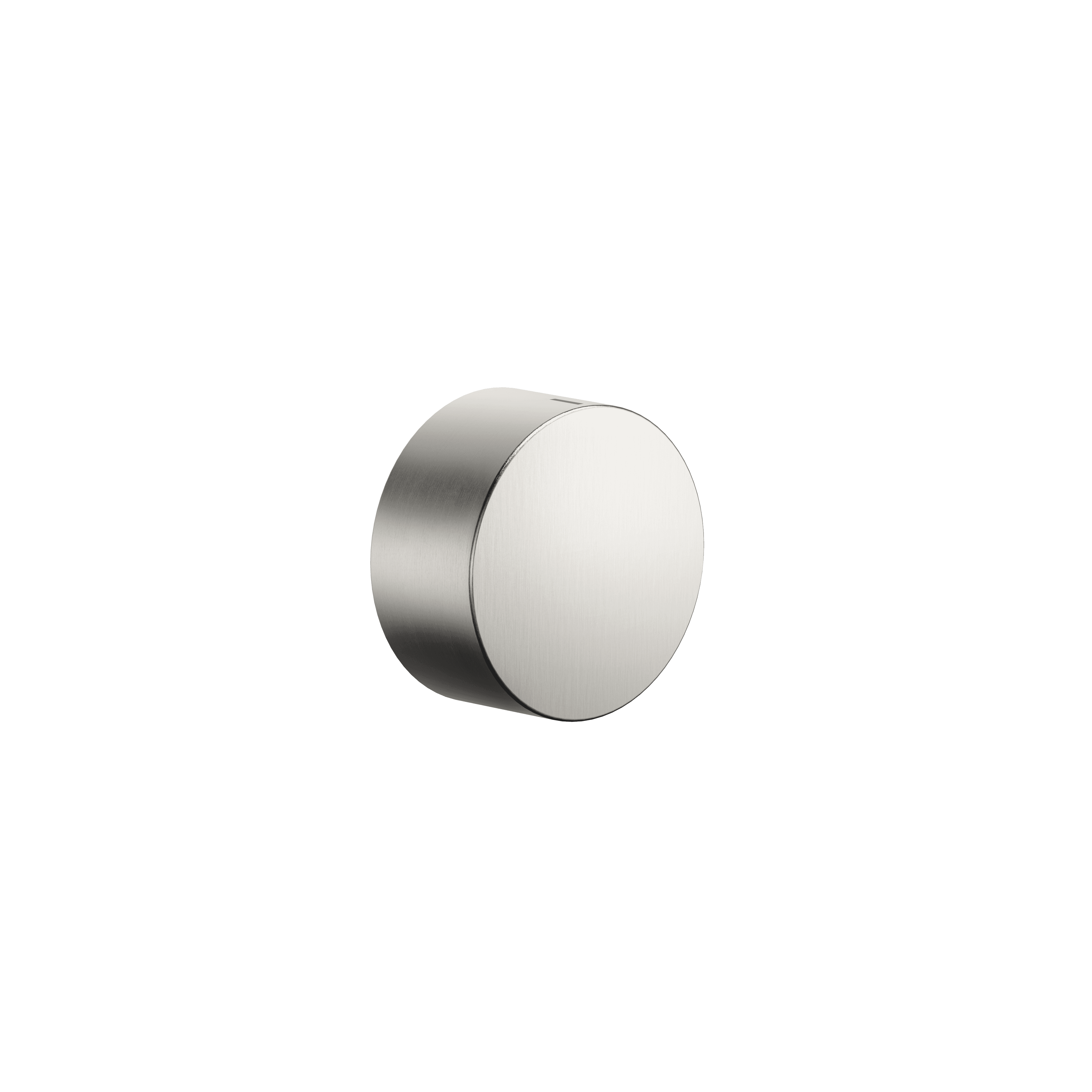 Wall valve anti-clockwise closing hot 1/2" in Brushed Platinum