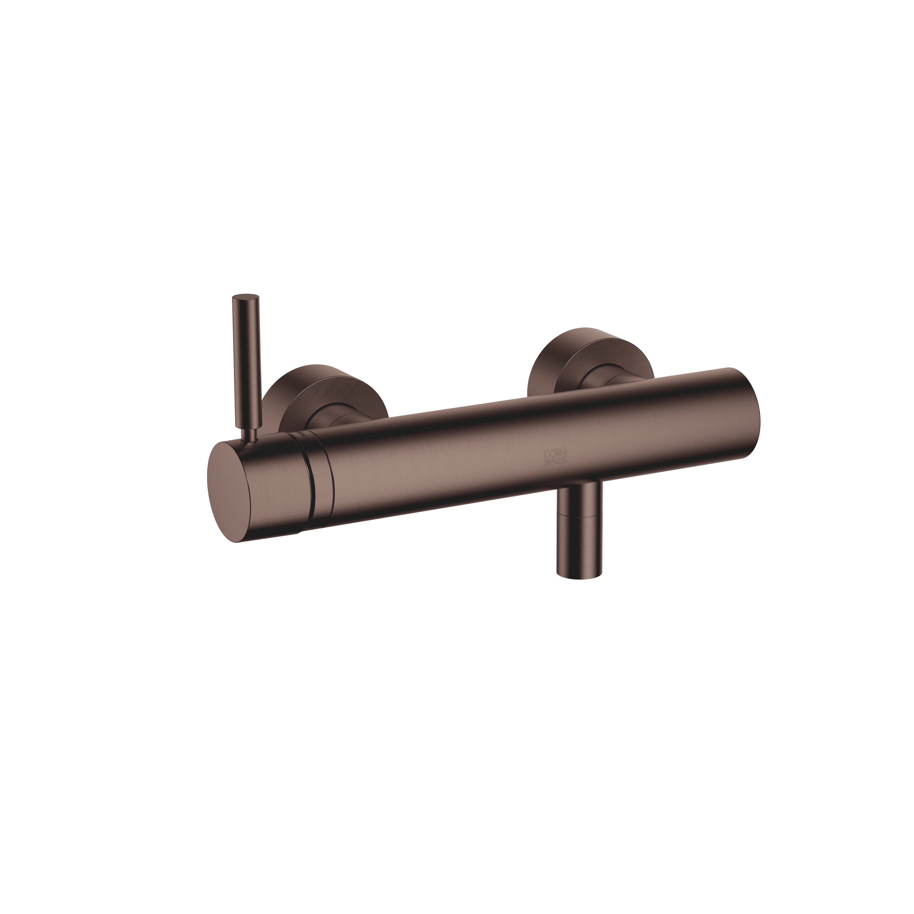 META Single-lever shower mixer for wall mounting in Brushed Dark Bronze (PVD)