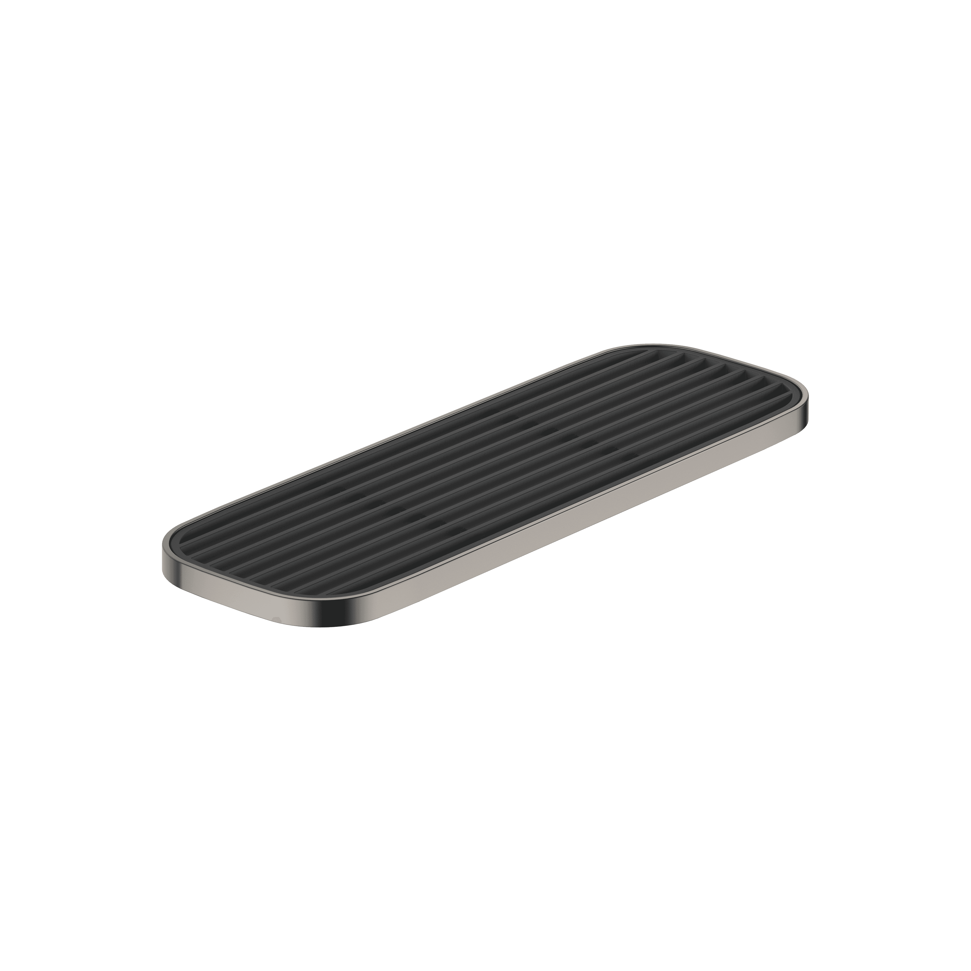 Shelf wall model in Brushed Dark Platinum