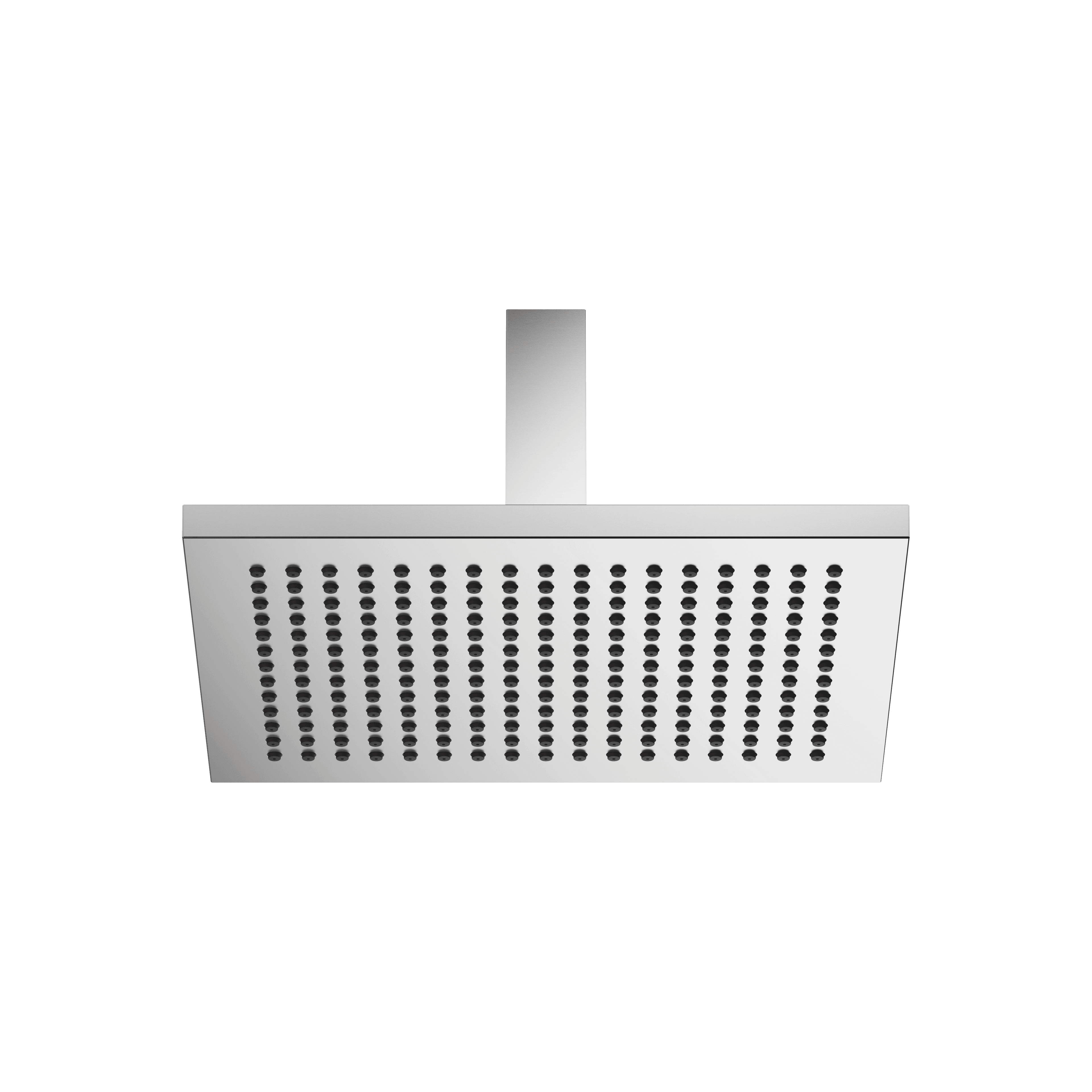 Rain shower with ceiling fixing 300 x 240 mm in Brushed Chrome