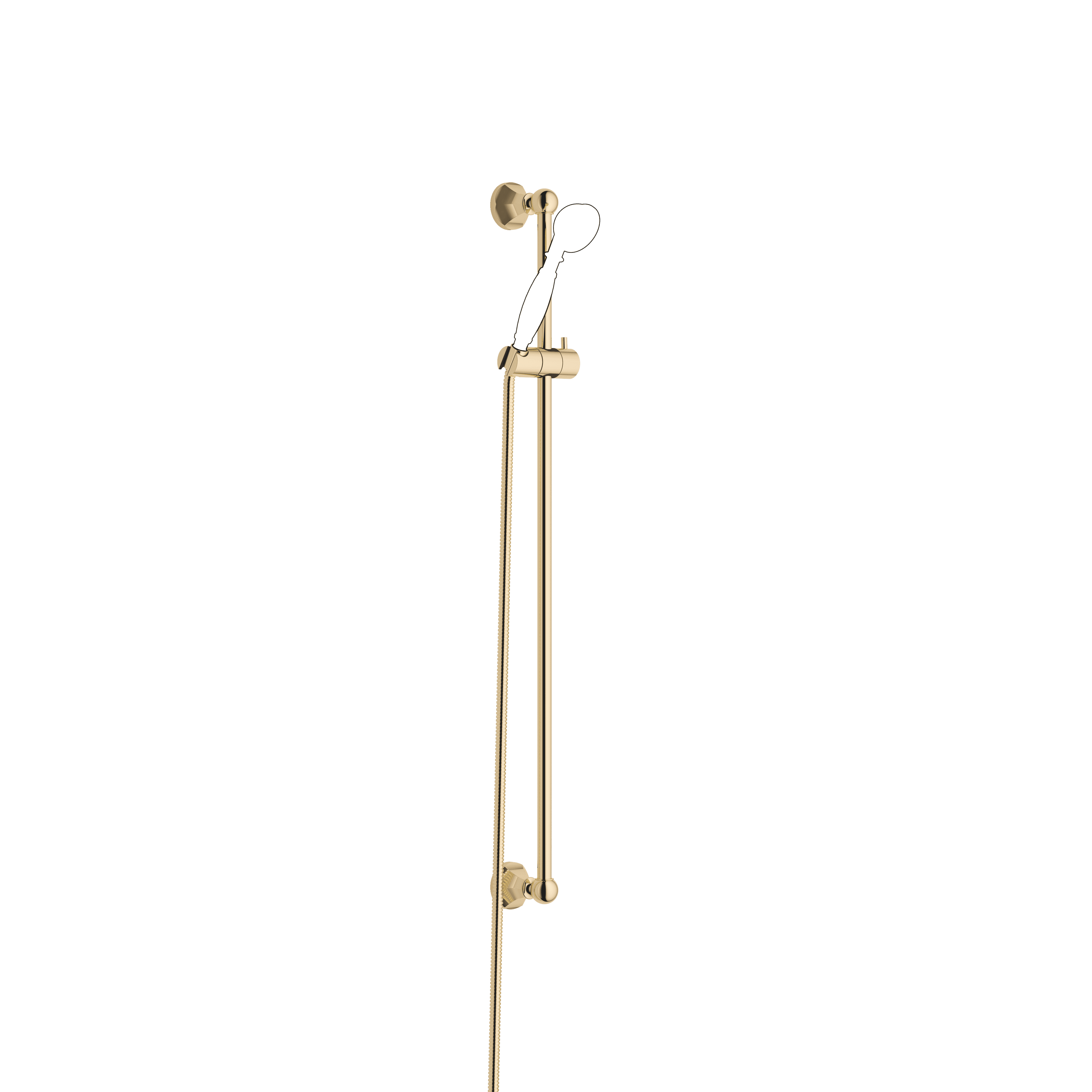 MADISON Shower set in Durabrass (23kt Gold)