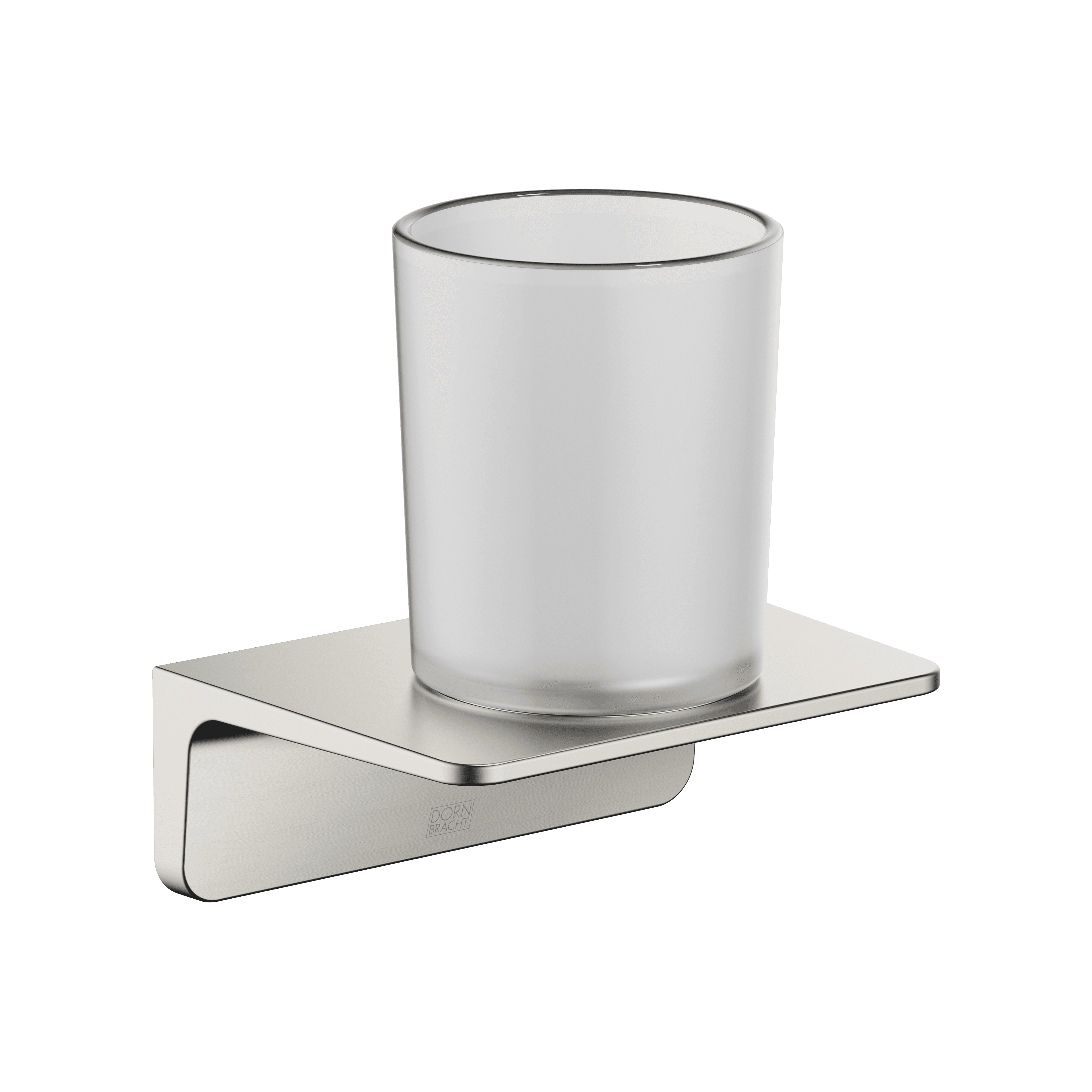 Tumbler holder in Brushed Platinum