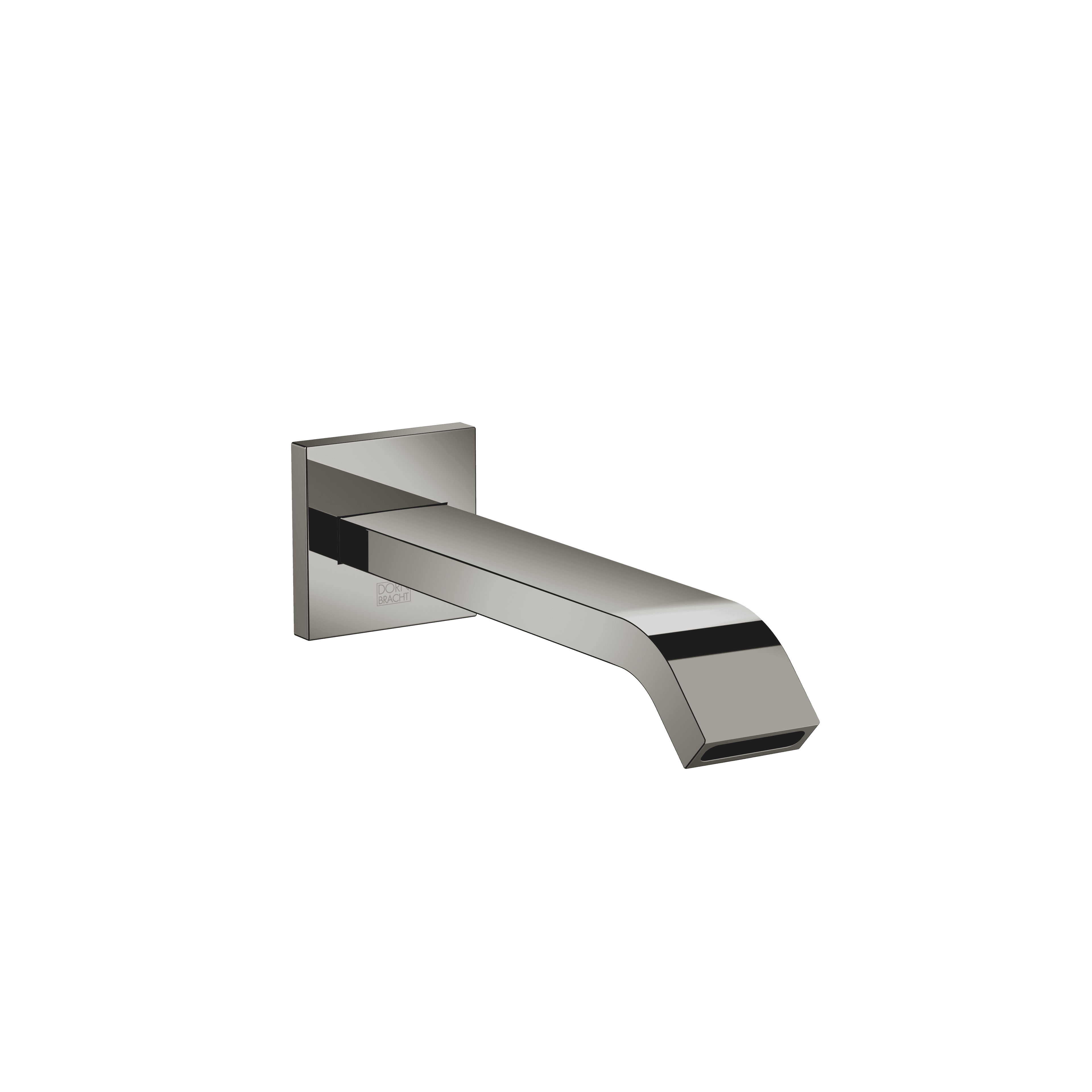 IMO Bath spout for wall mounting in Dark Chrome