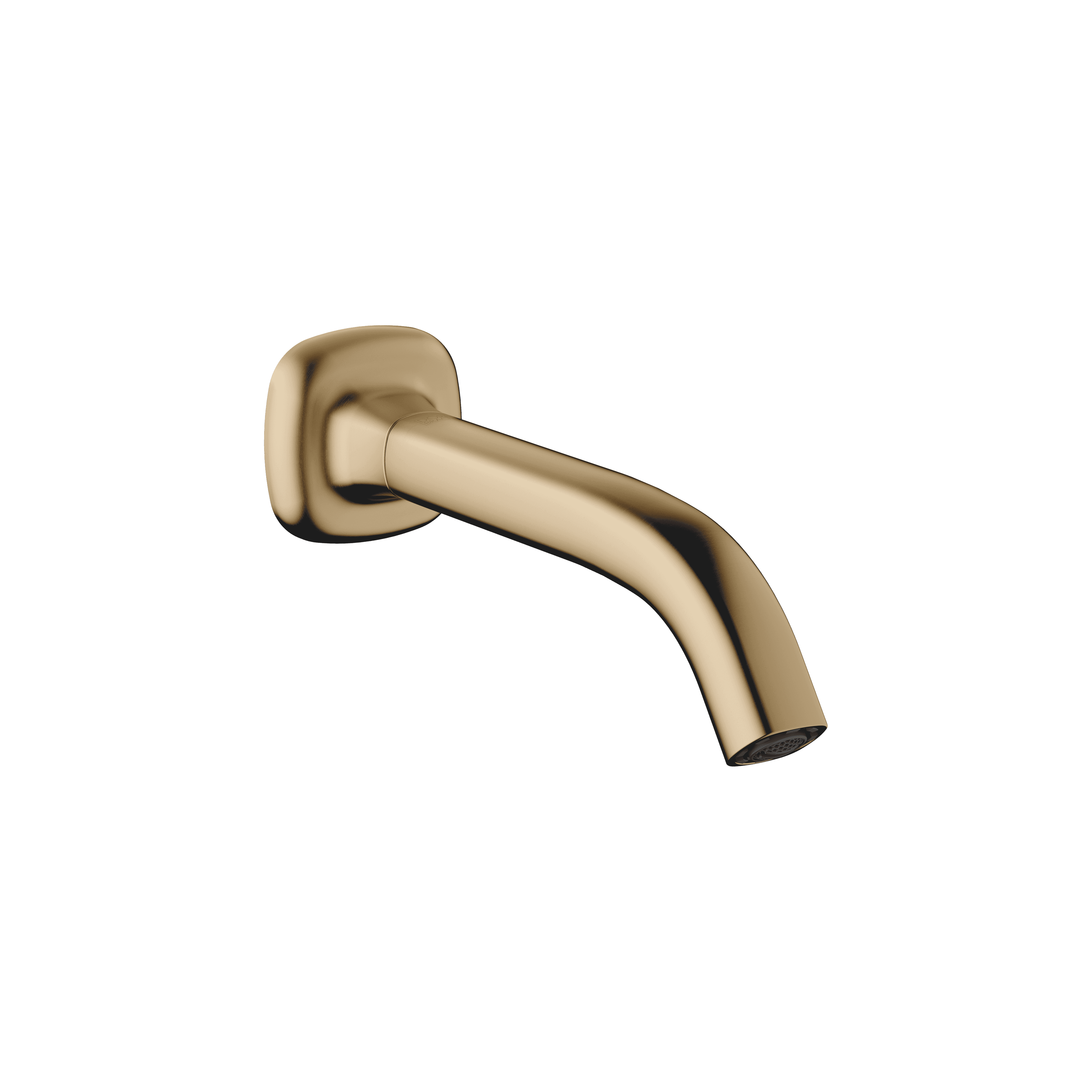 COYA Bath spout for wall mounting in Brushed Dark Brass (PVD)
