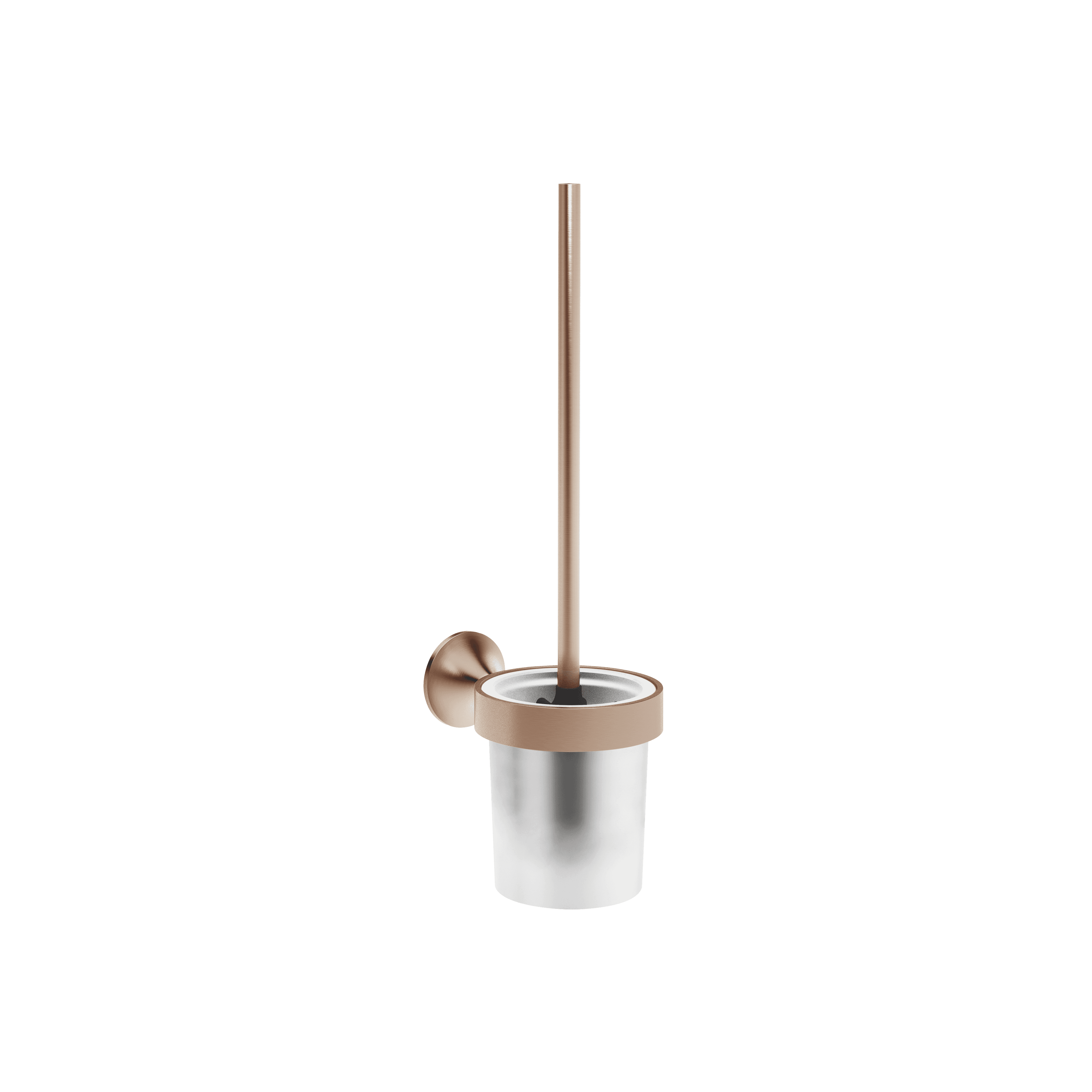 VAIA Toilet brush set wall model in Brushed Bronze (PVD)