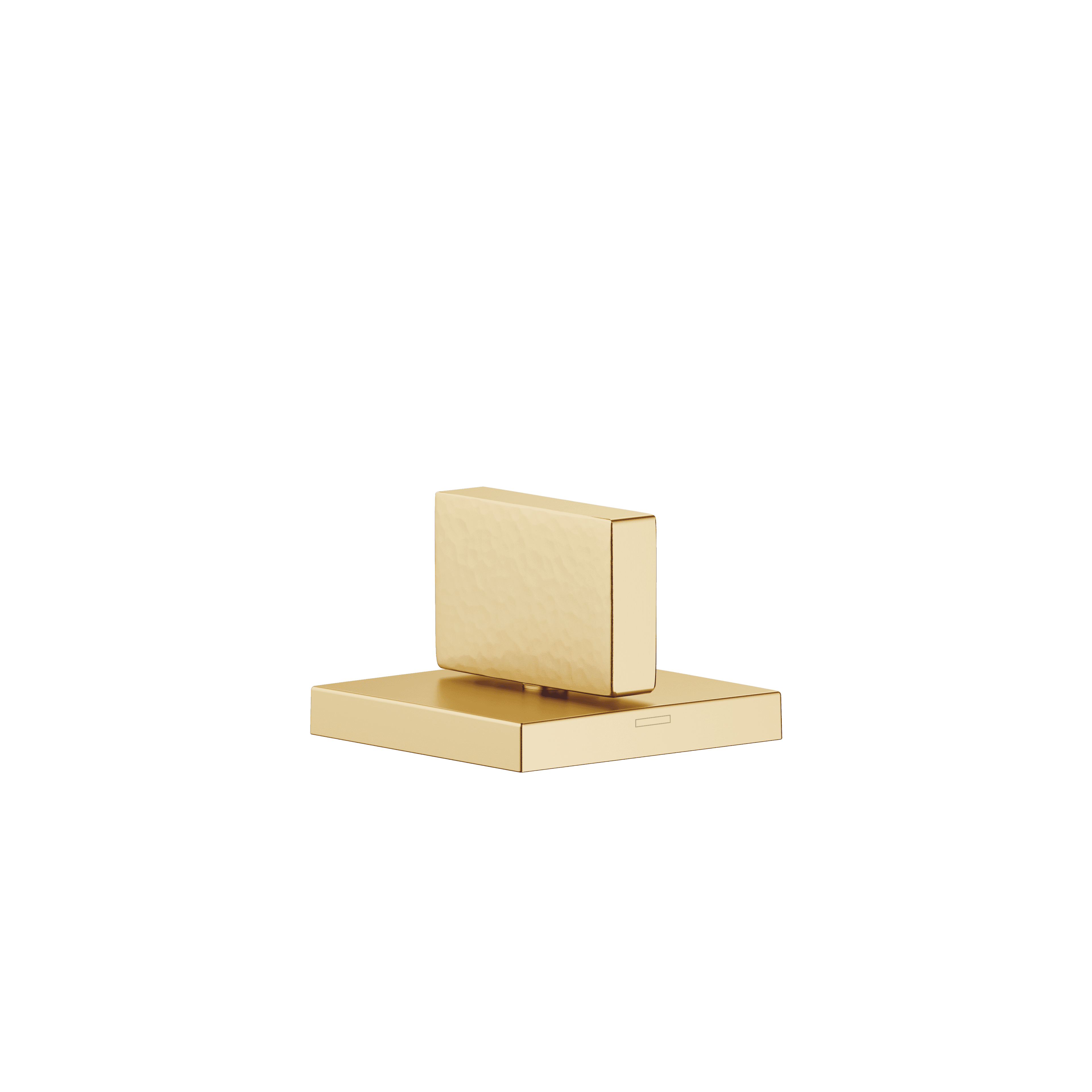 MEM Deck valve clockwise closing cold in Brushed Durabrass (23kt Gold)