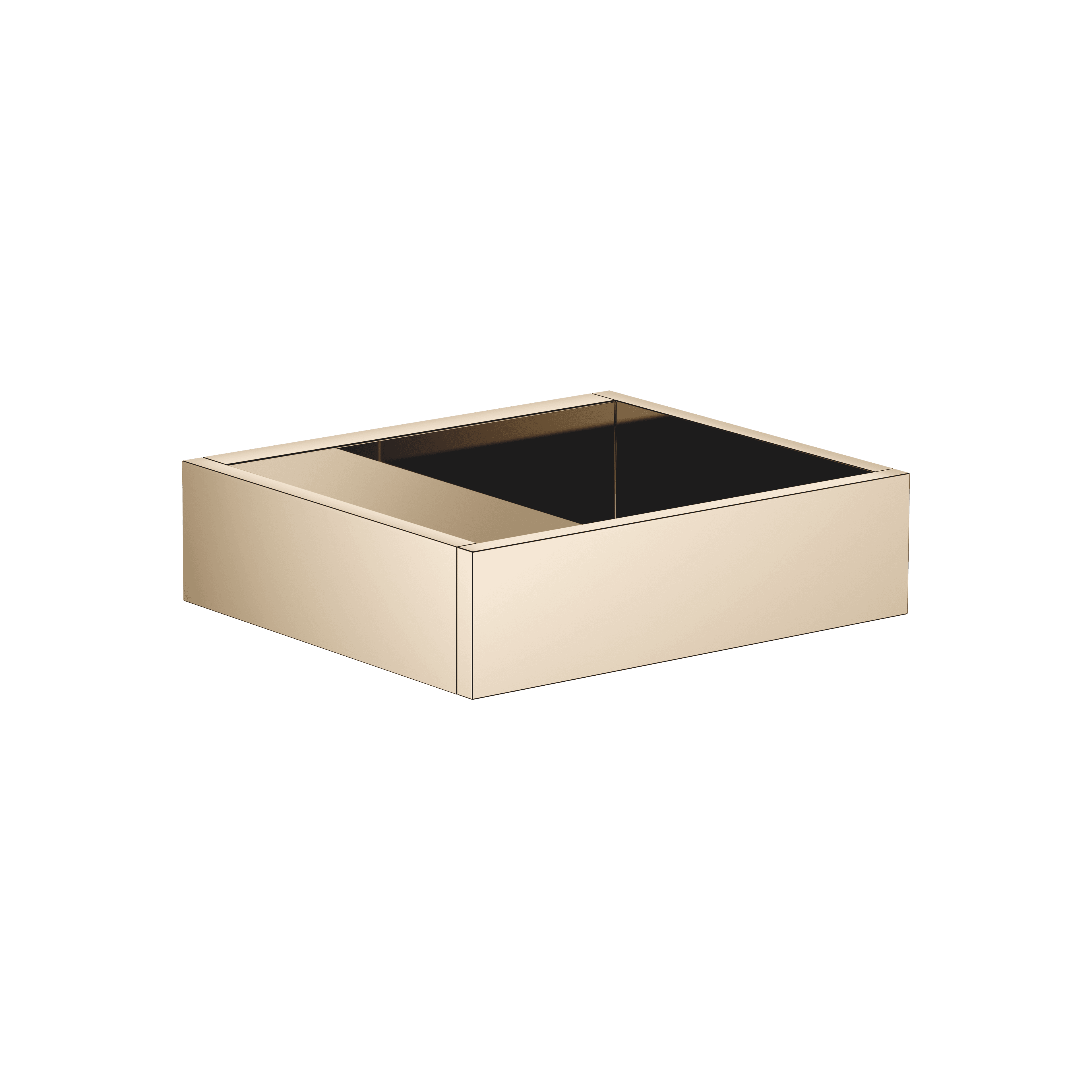 Reserve tissue holder in Champagne (22kt Gold)