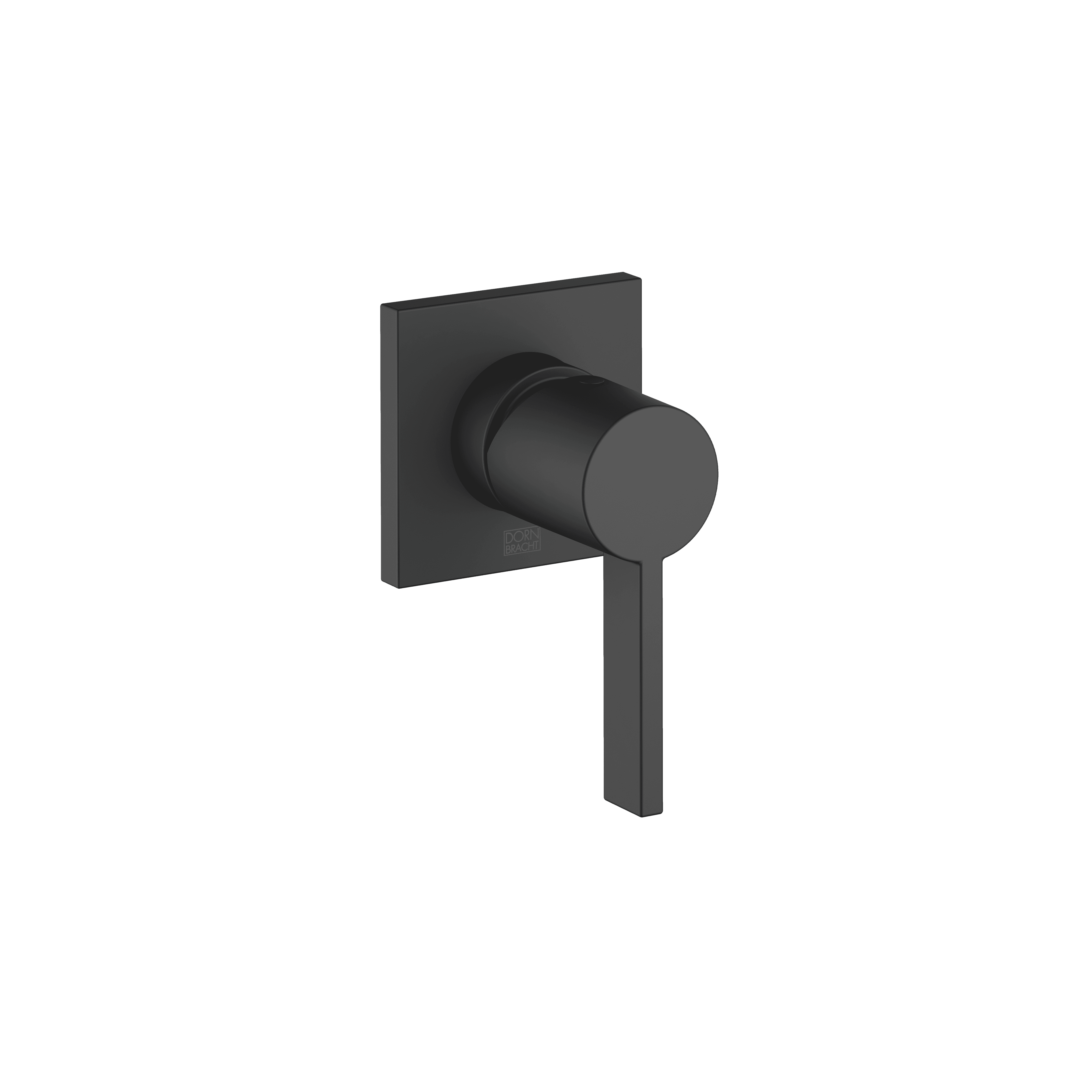 Concealed single-lever mixer with cover plate in Matte Black