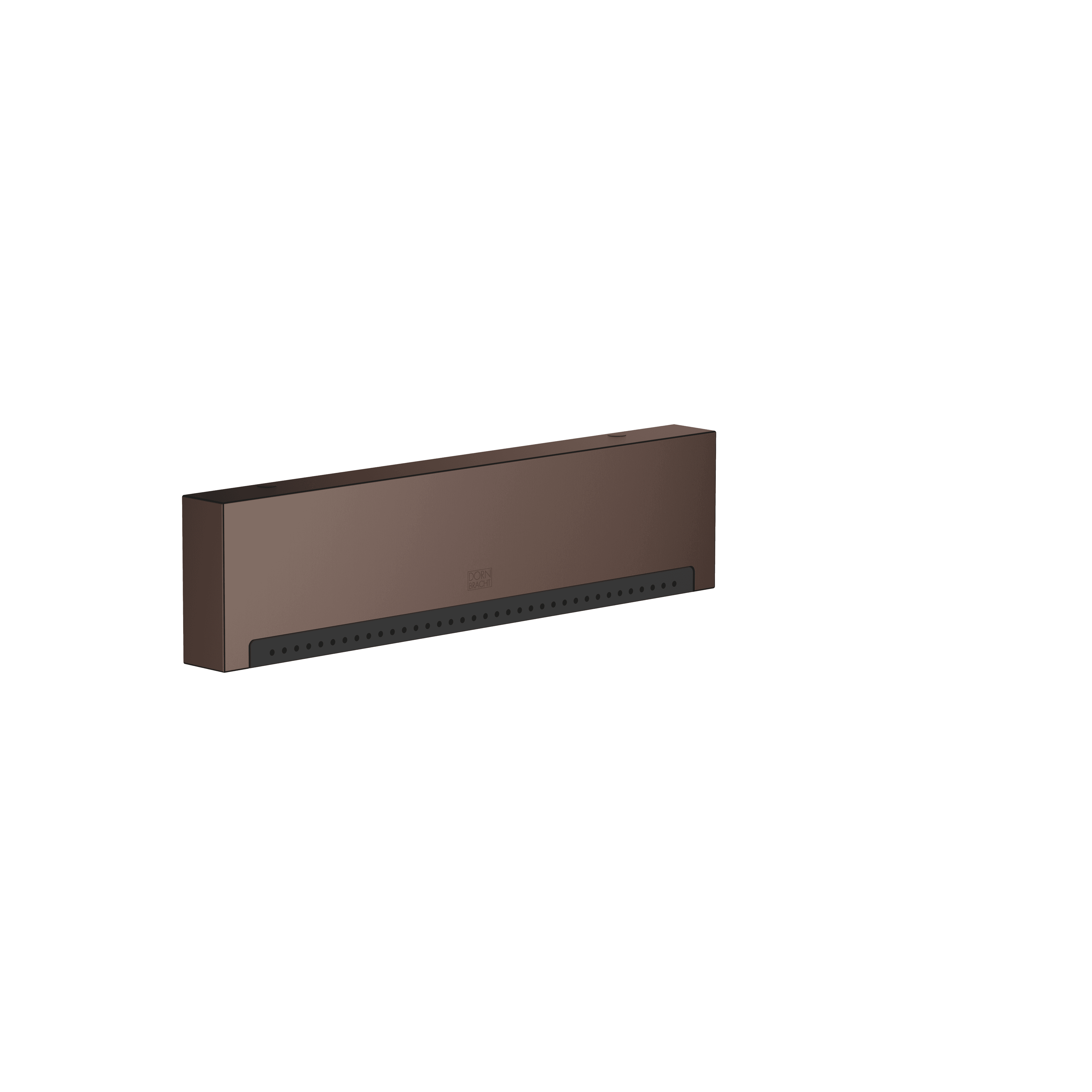 WATER FALL Cascade spout with individual jets for wall mounting in Brushed Dark Bronze (PVD)