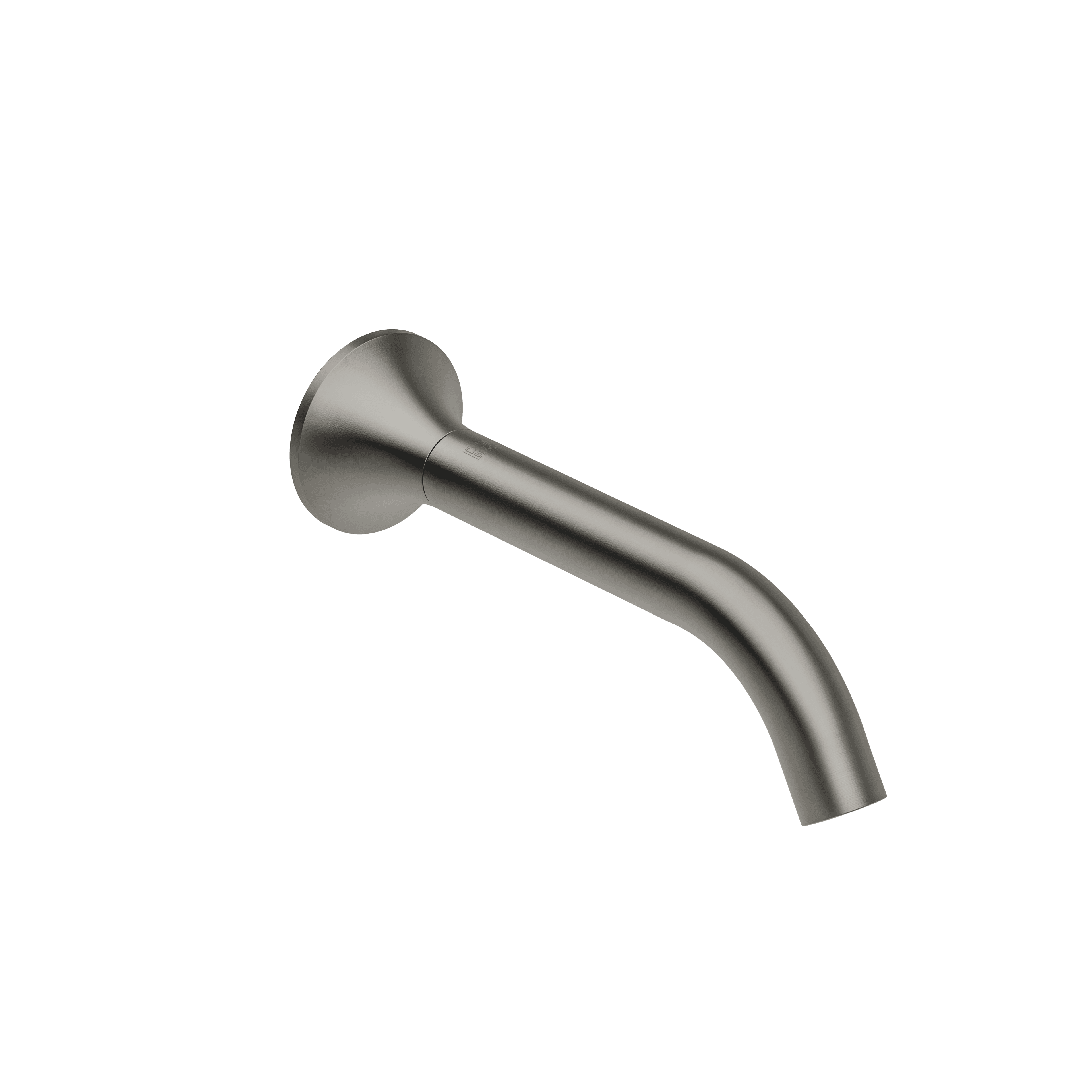 VAIA Bath spout for wall mounting in Brushed Dark Platinum