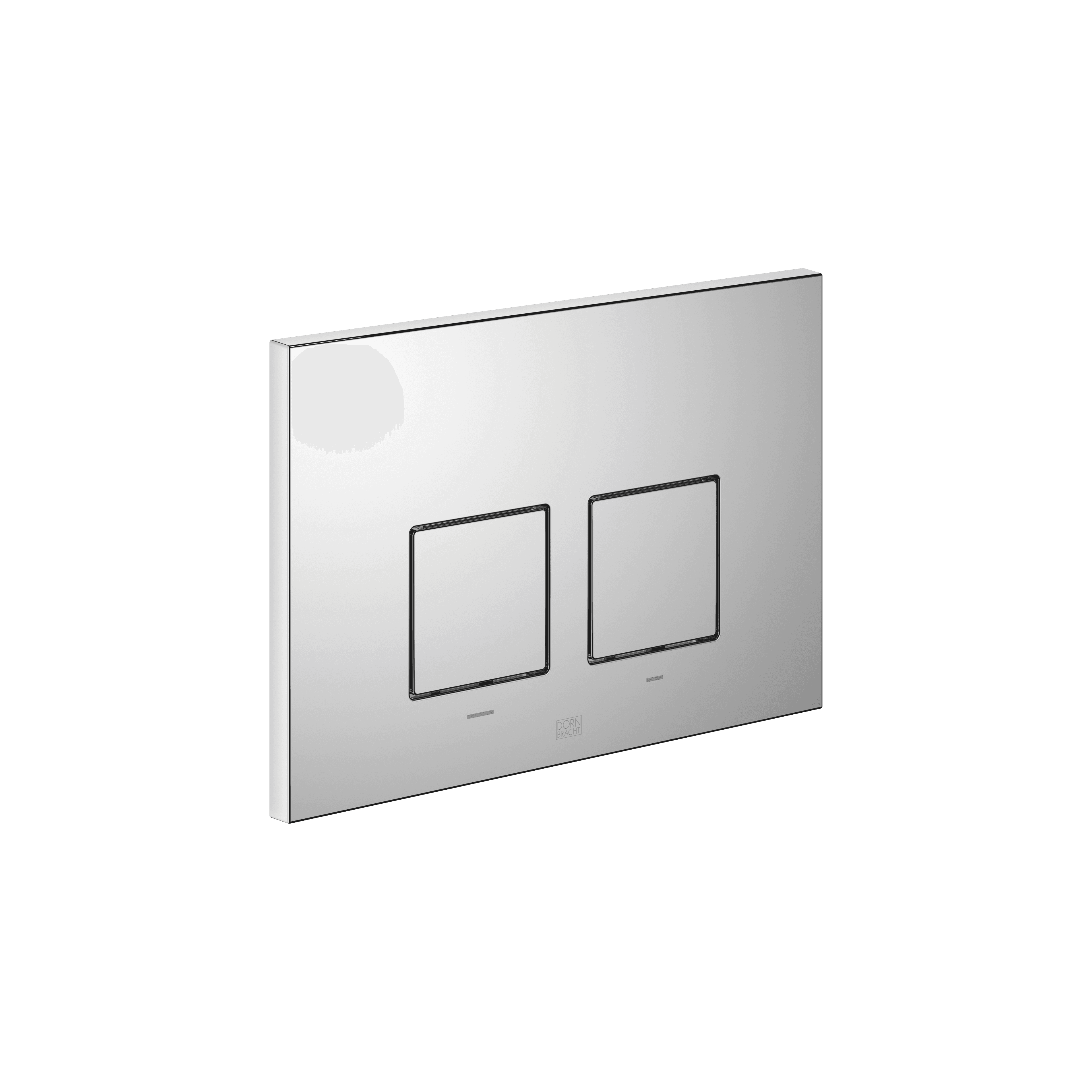 Flush plate for concealed WC cisterns made by Geberit angular in Chrome
