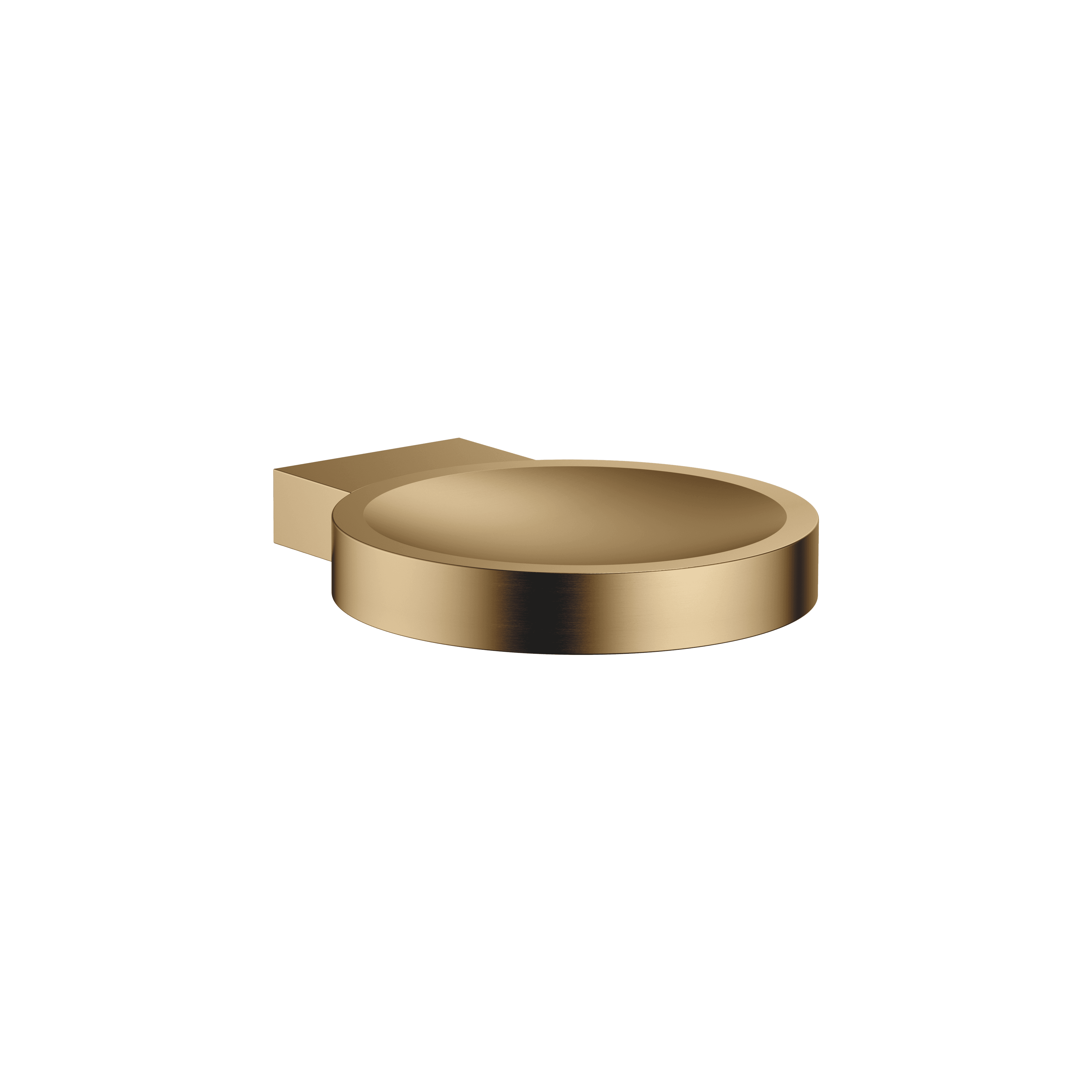 Soap dish wall model in Brushed Dark Brass (PVD)
