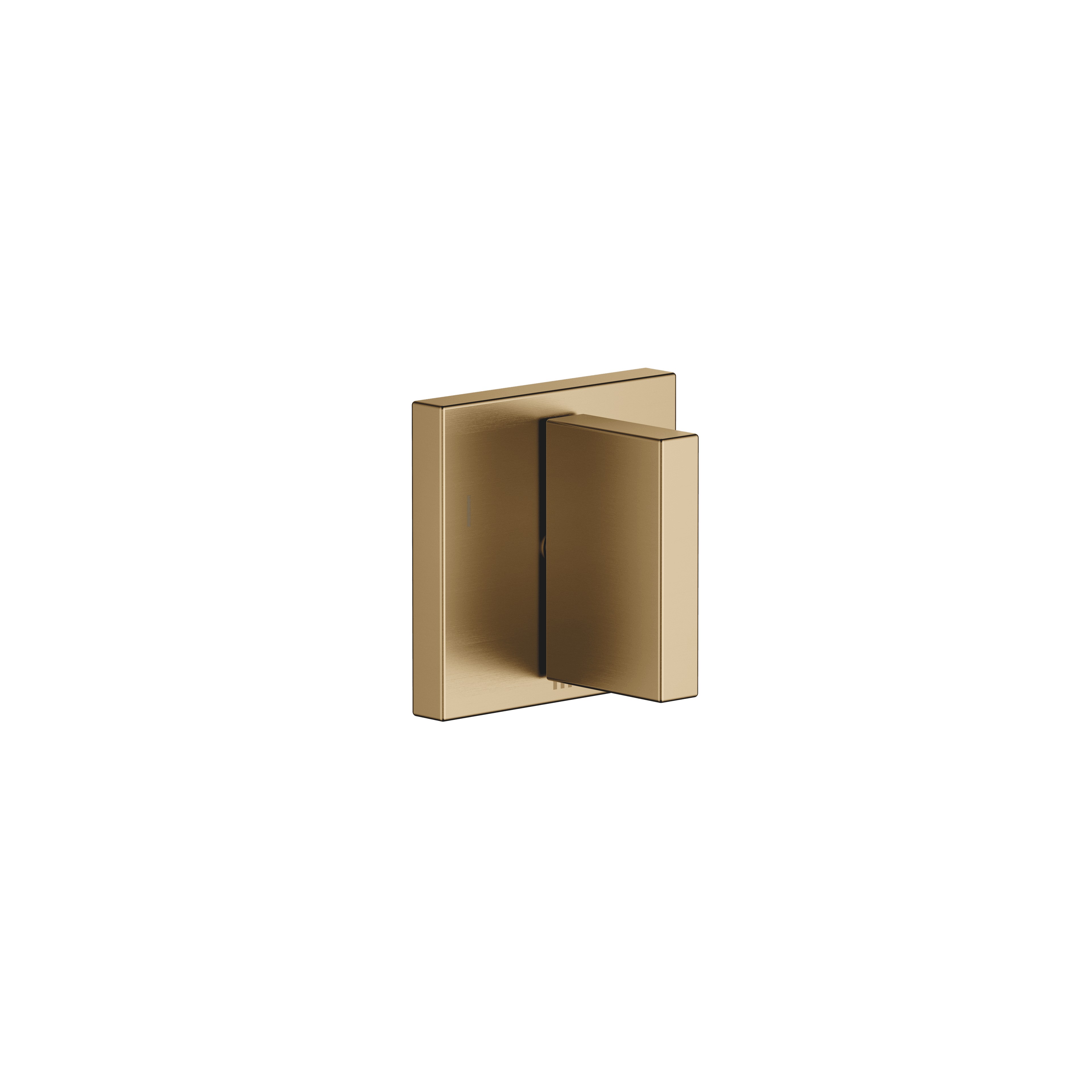 MEM Concealed three-way diverter in Brushed Dark Brass (PVD)