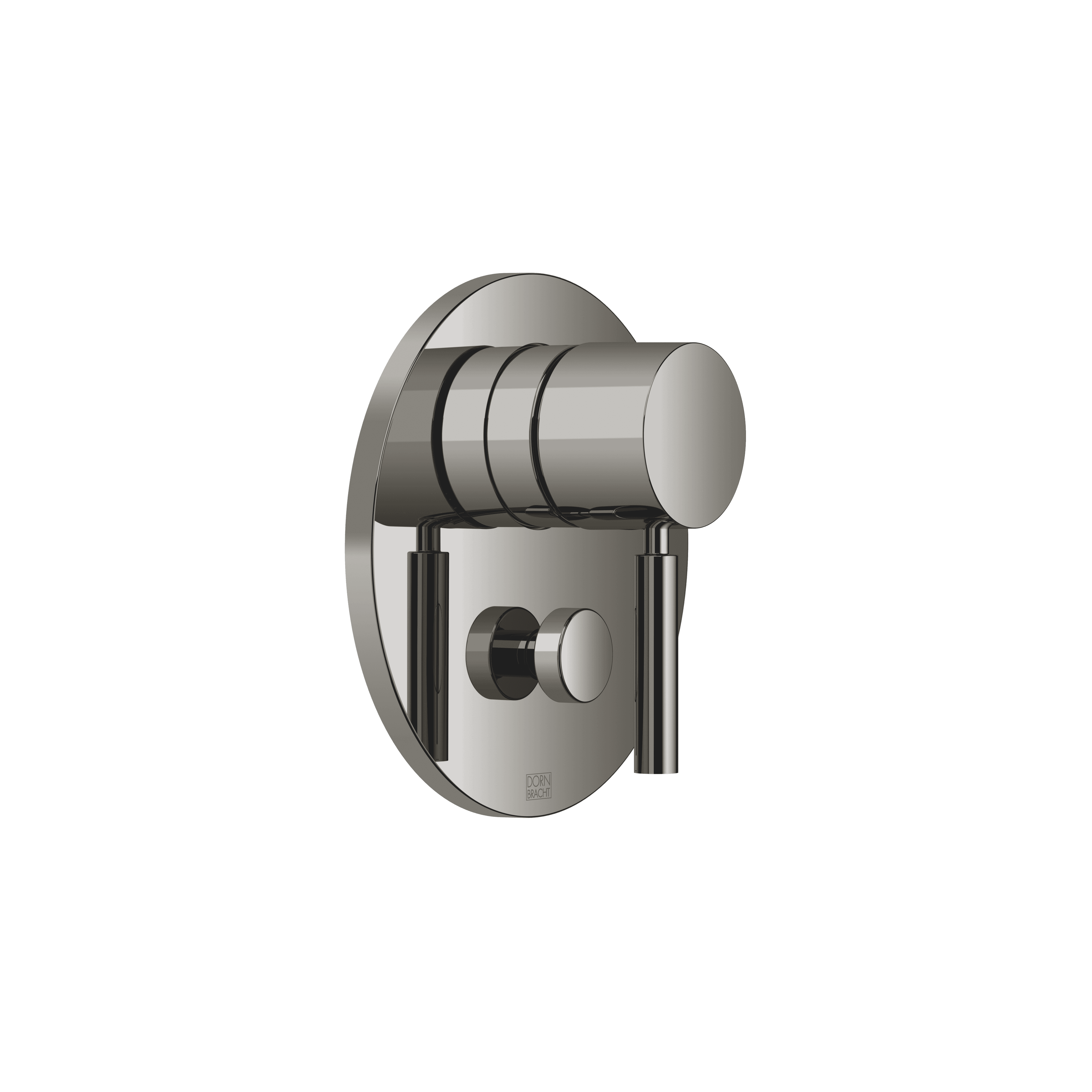Concealed single-lever mixer with diverter in Dark Chrome