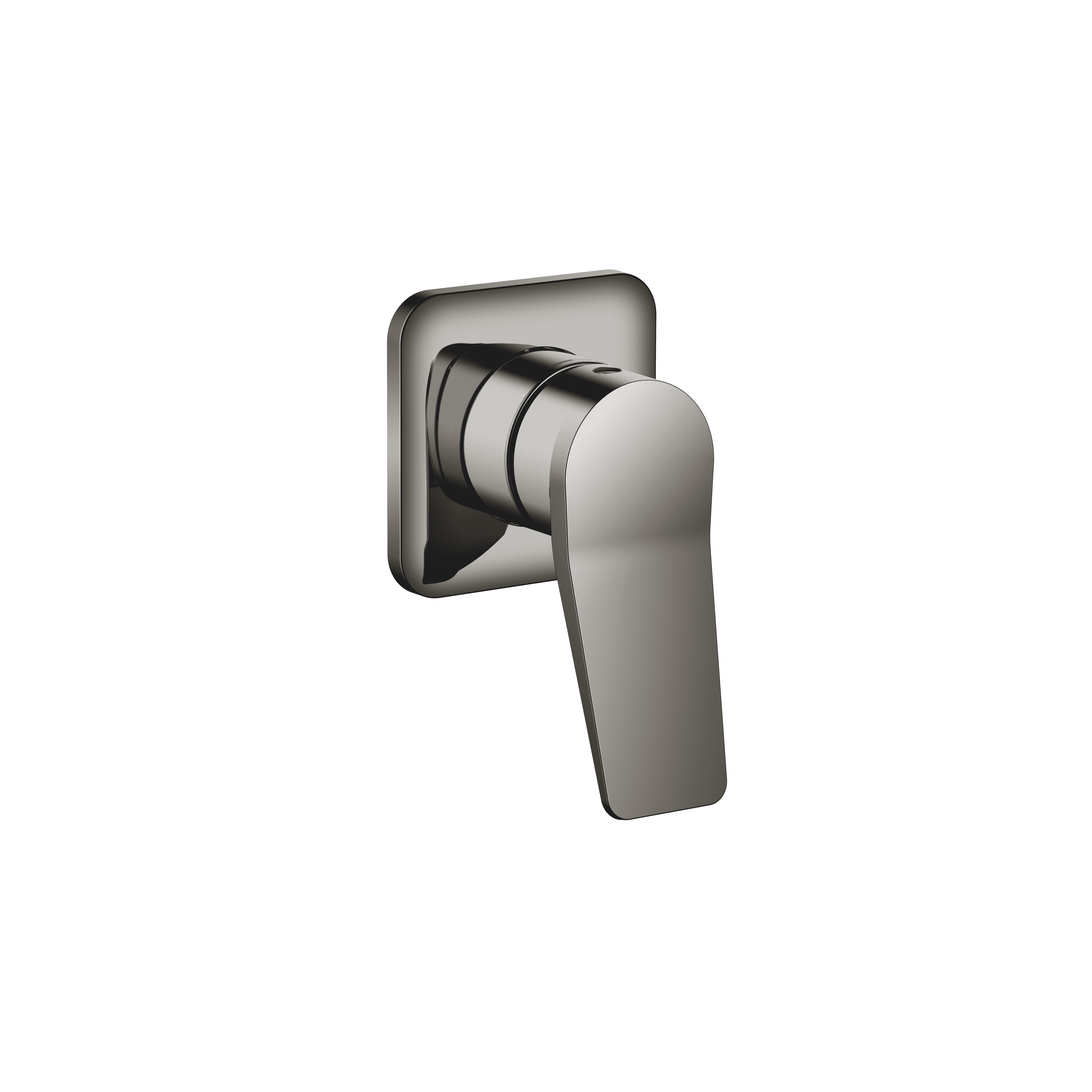 LISSÉ Concealed single-lever mixer with cover plate in Dark Chrome