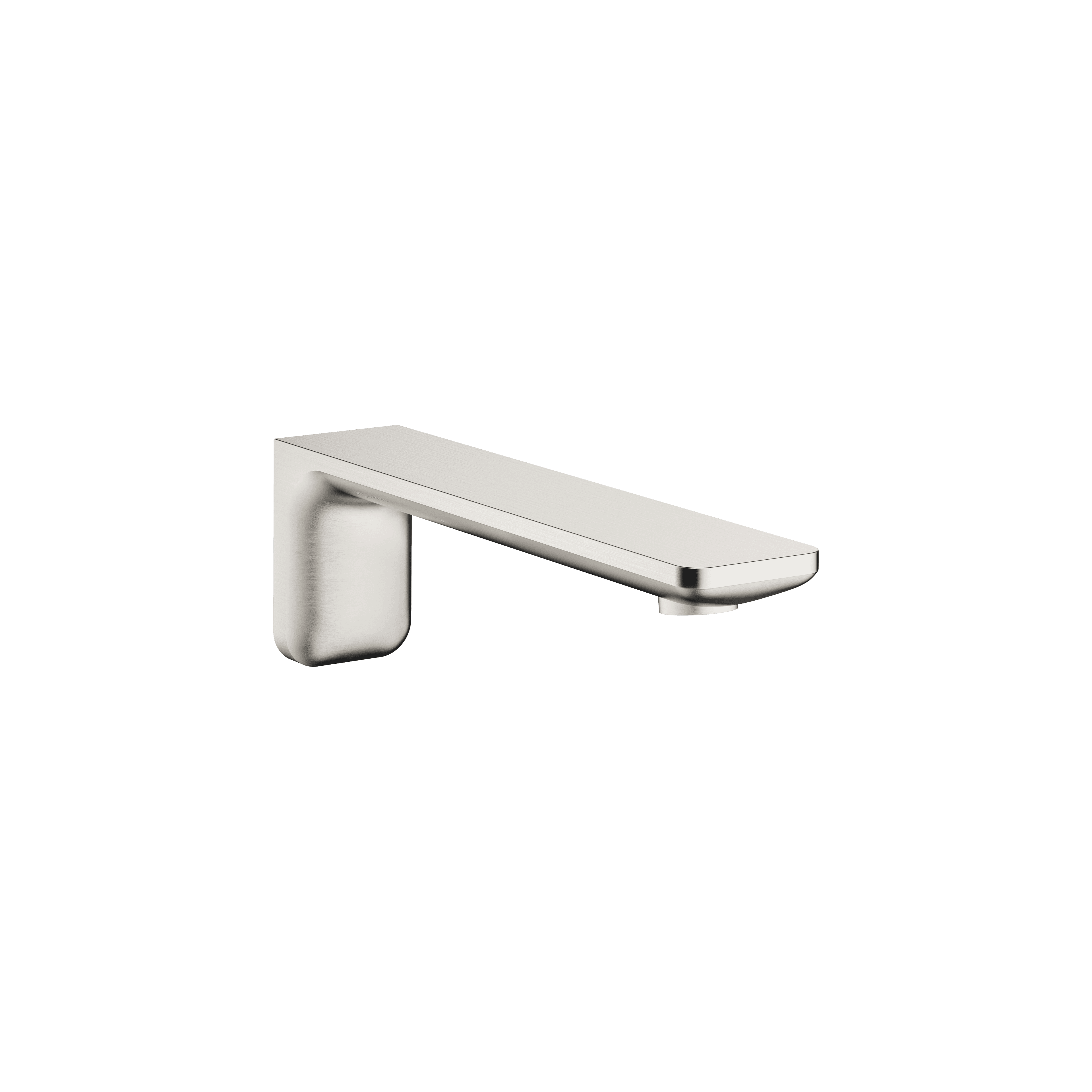 LISSÉ Bath spout for wall mounting in Brushed Platinum