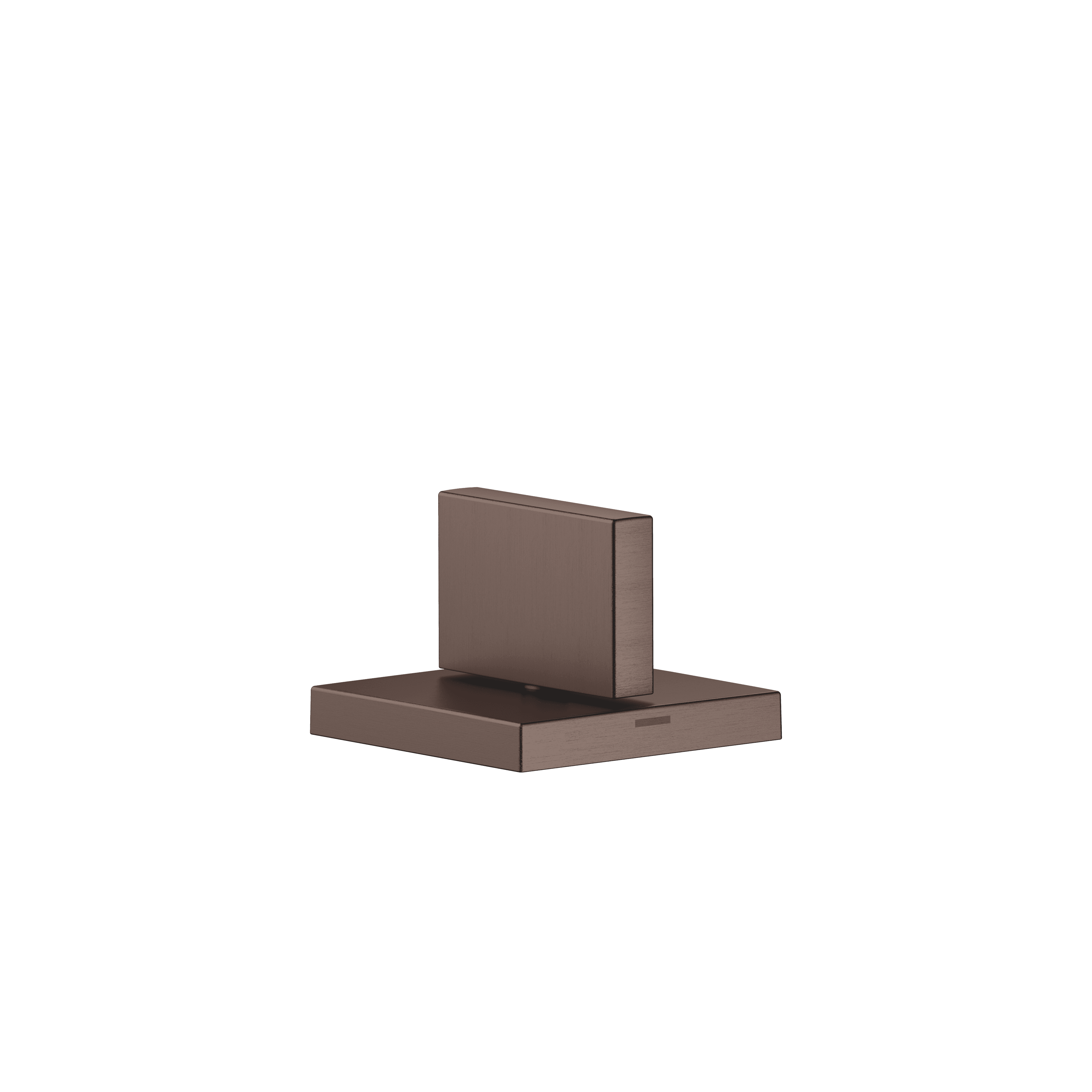 MEM Deck valve anti-clockwise closing hot in Brushed Dark Bronze (PVD)