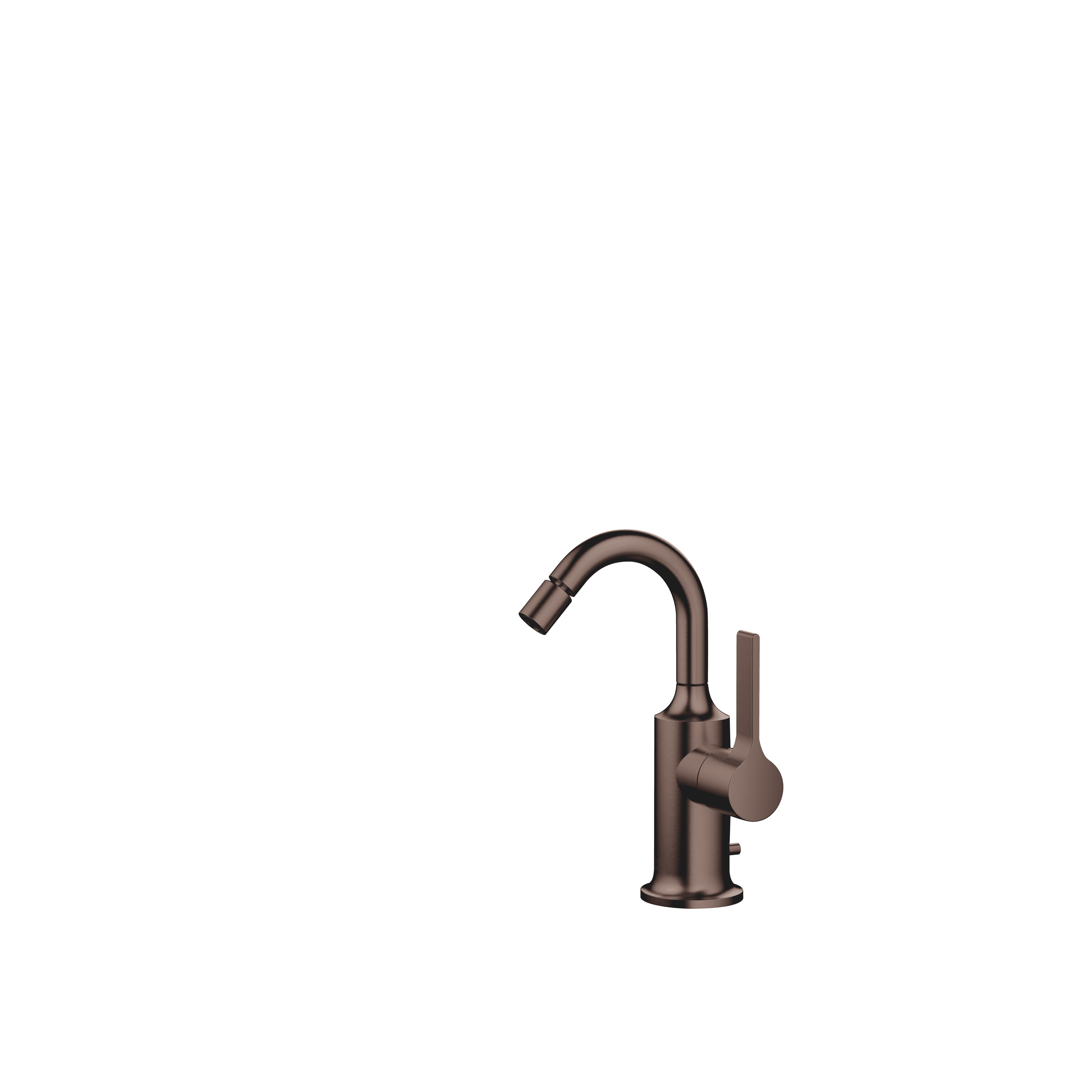 VAIA Single-lever bidet mixer with pop-up waste in Brushed Dark Bronze (PVD)