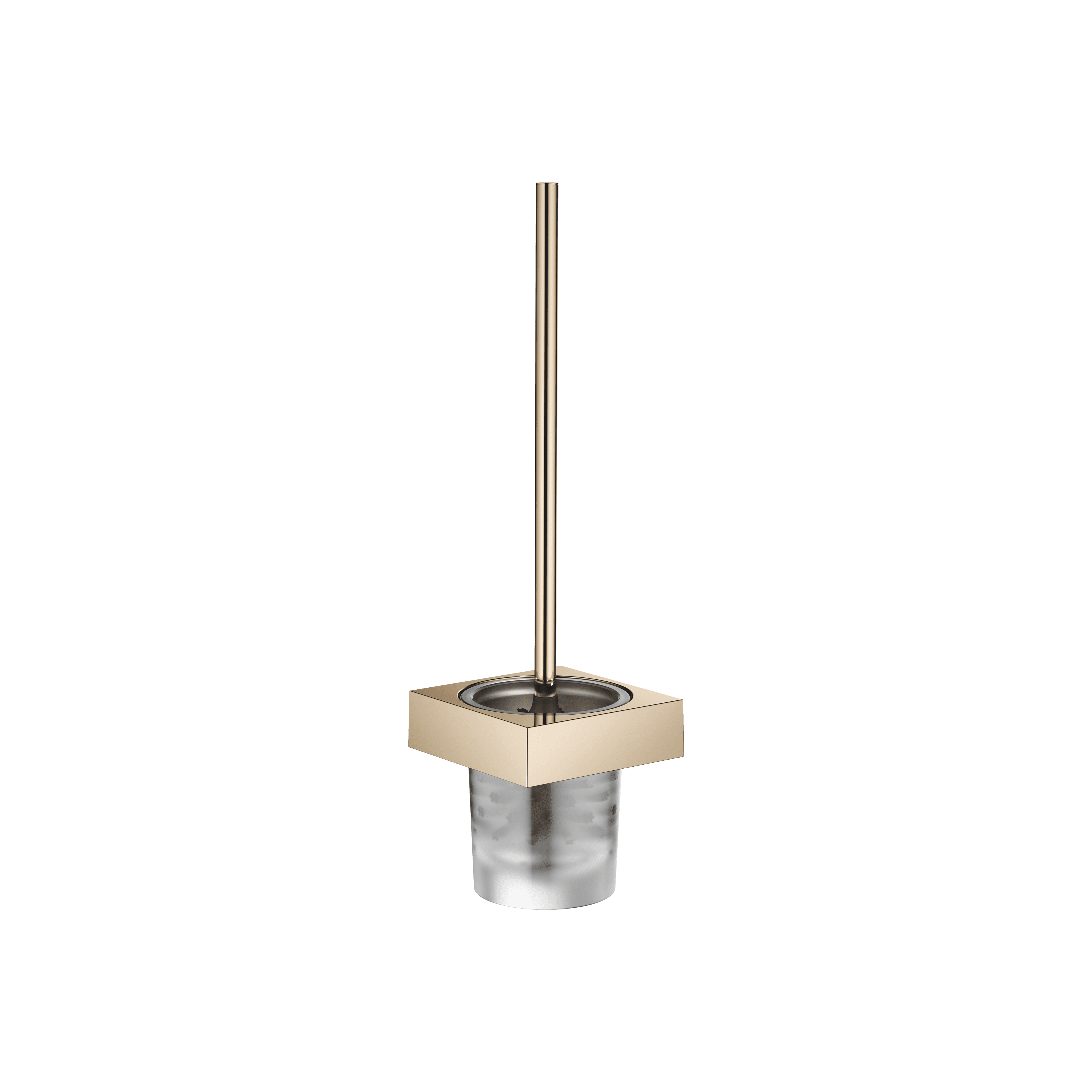 Toilet brush set wall model in Champagne (22kt Gold)