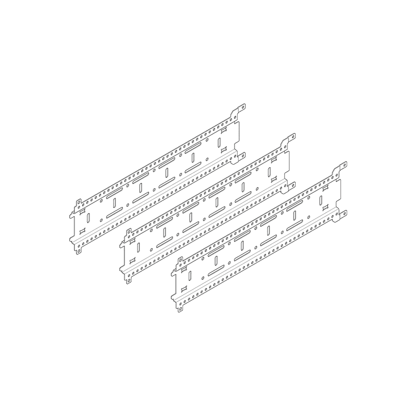 xGRID Installation track set - in Standard finish