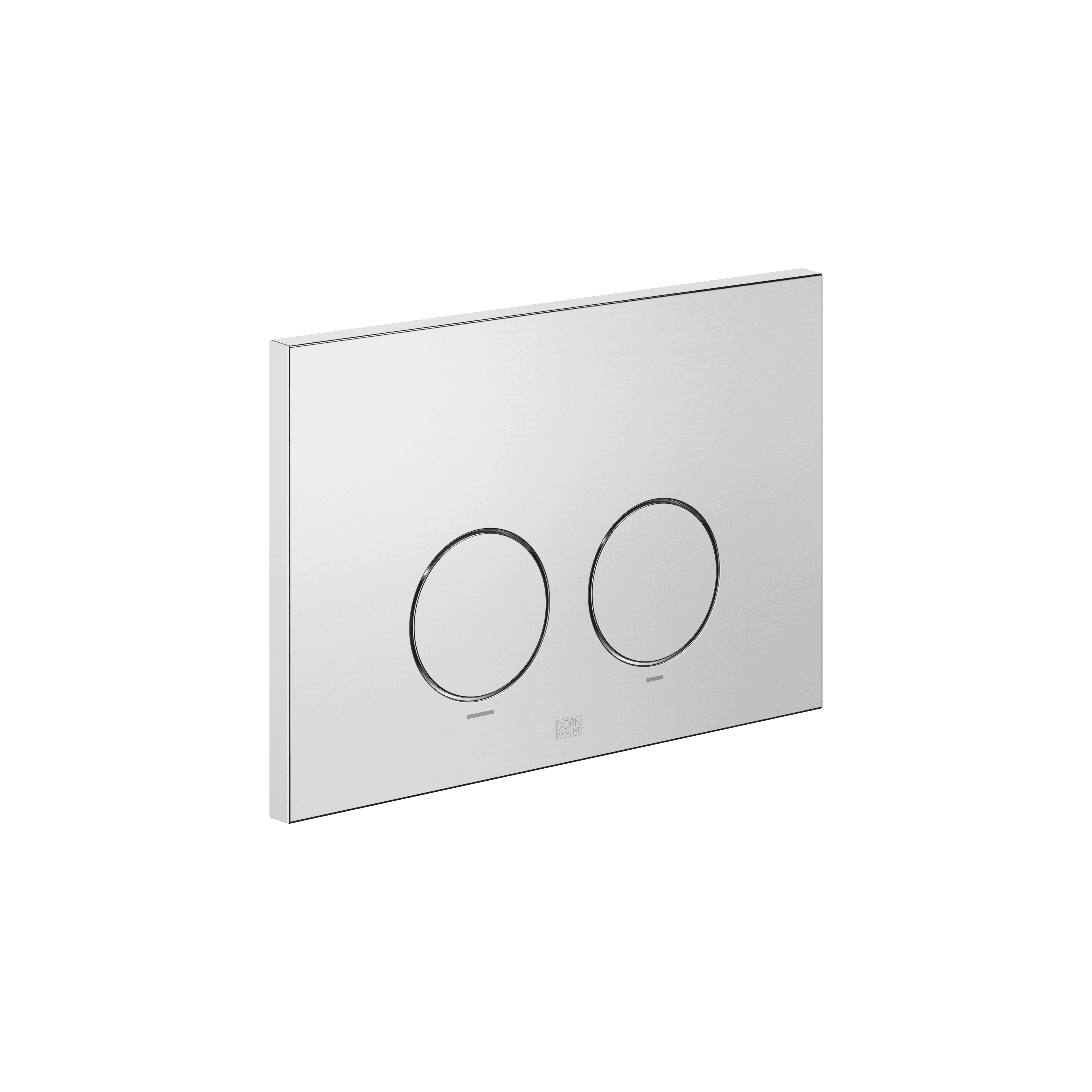 Flush plate for concealed WC cisterns made by Geberit round in Brushed Chrome