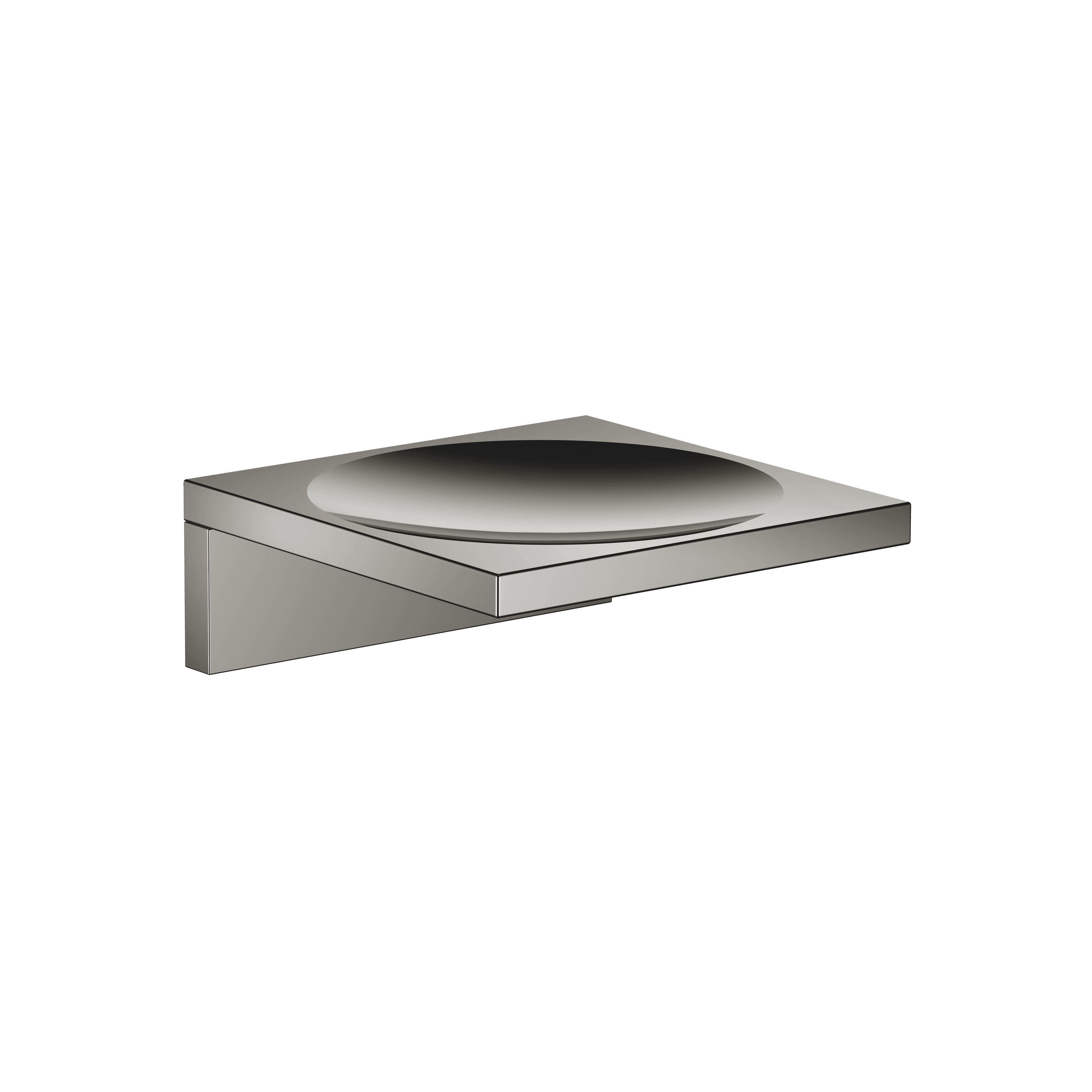 Soap dish wall model in Dark Chrome