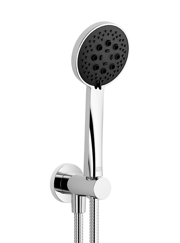 Hand shower set with integrated shower holder in Brushed Dark Bronze (PVD)