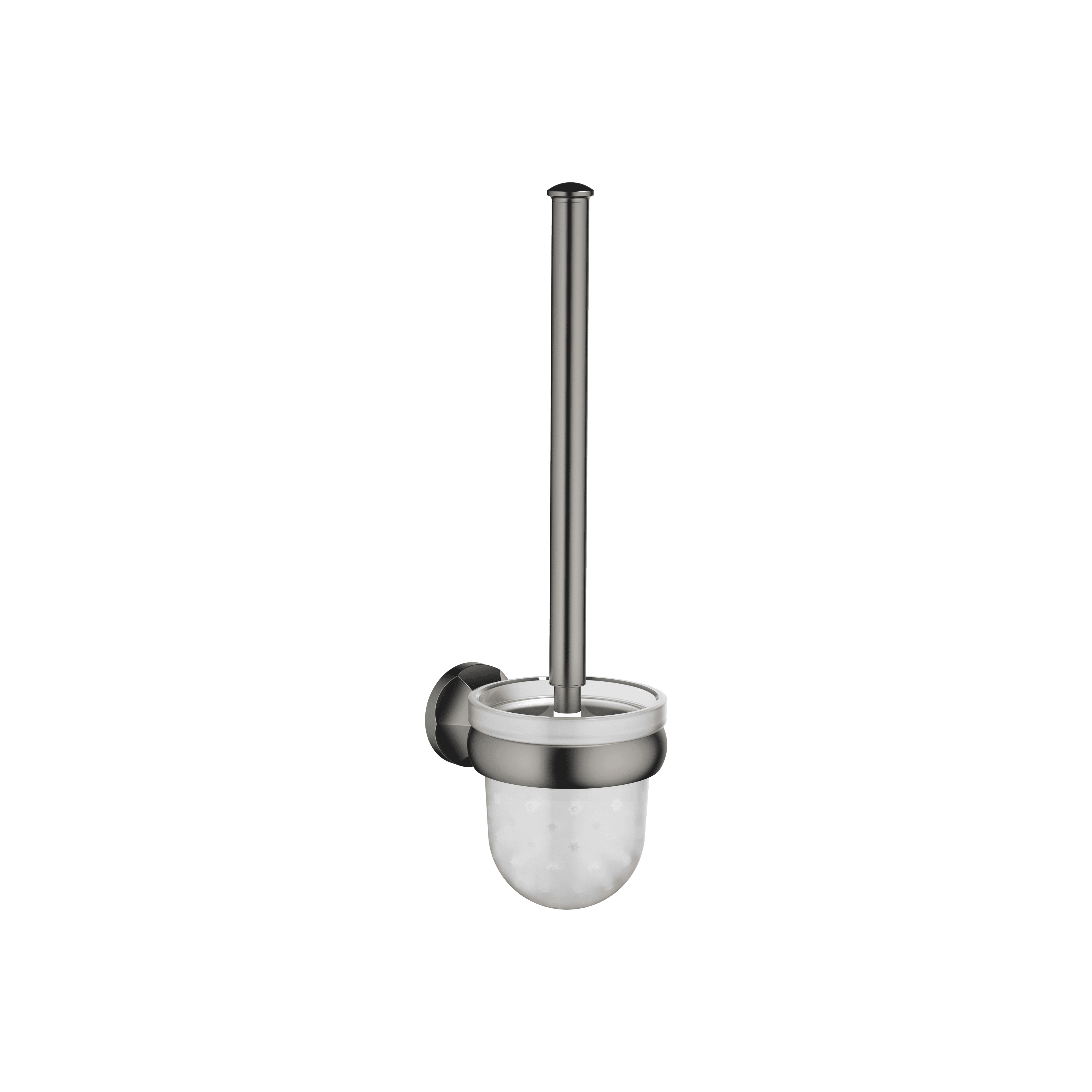 MADISON Toilet brush set wall model in Brushed Dark Platinum